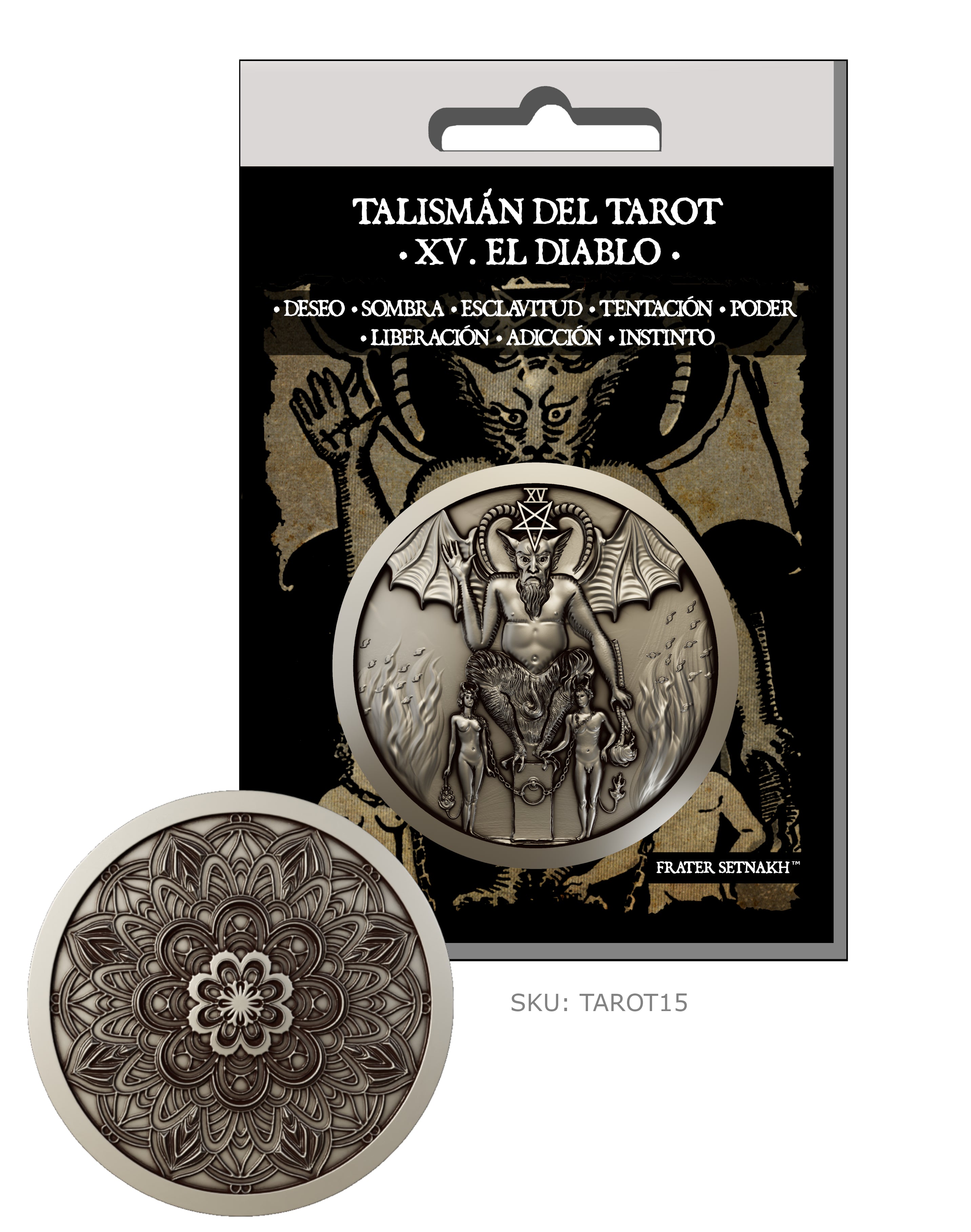 22 Monedas-Talismán del Tarot + 22 Cartas Descriptivas + Láminas de PVC | Minoristas: soliciten descuentos mayoristas de hasta el 50%