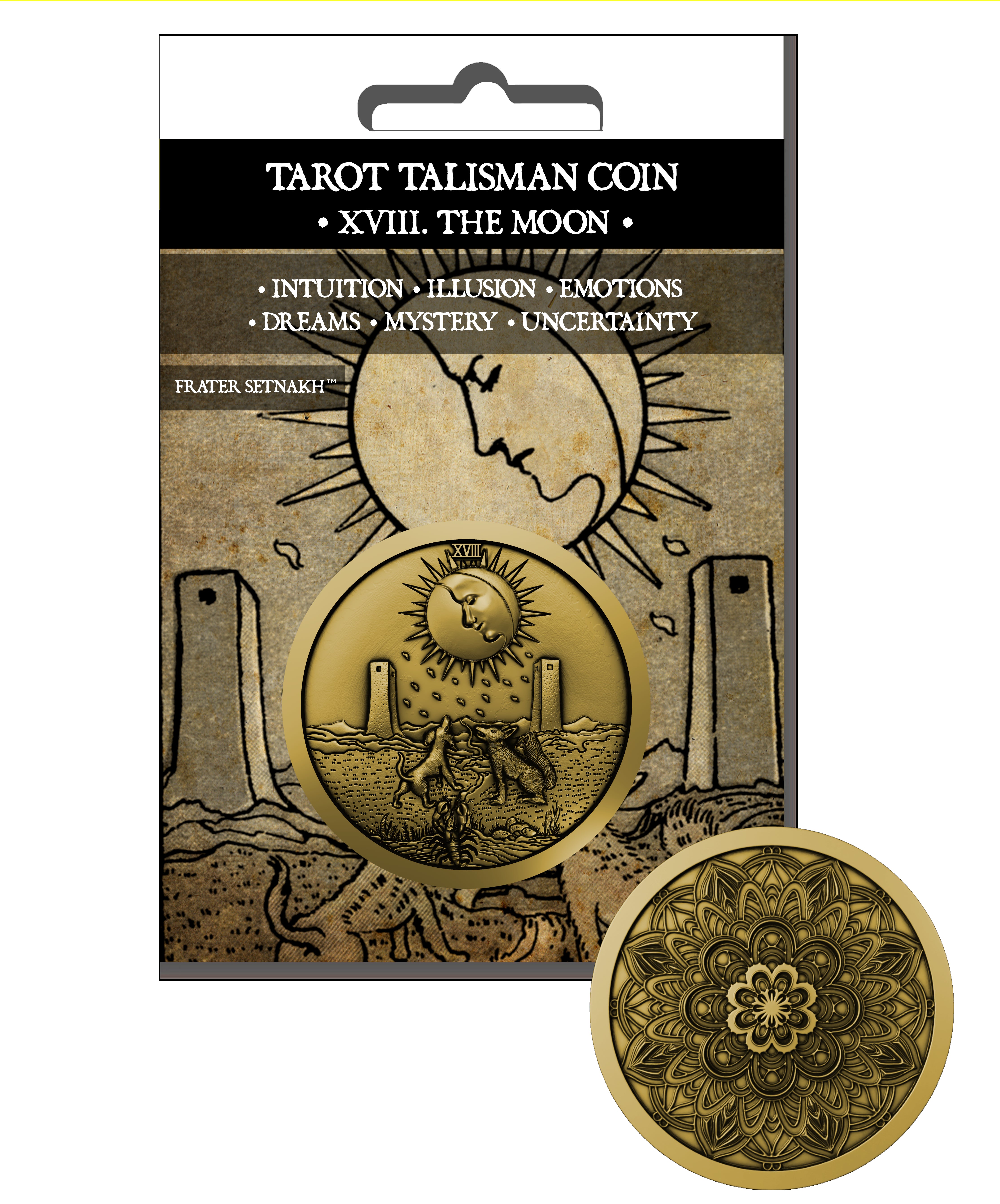 22 Tarot Talisman Coins + 22 Descriptive Cards + PVC Foils | Retailers: Apply to receive wholesale discounts up to 50%
