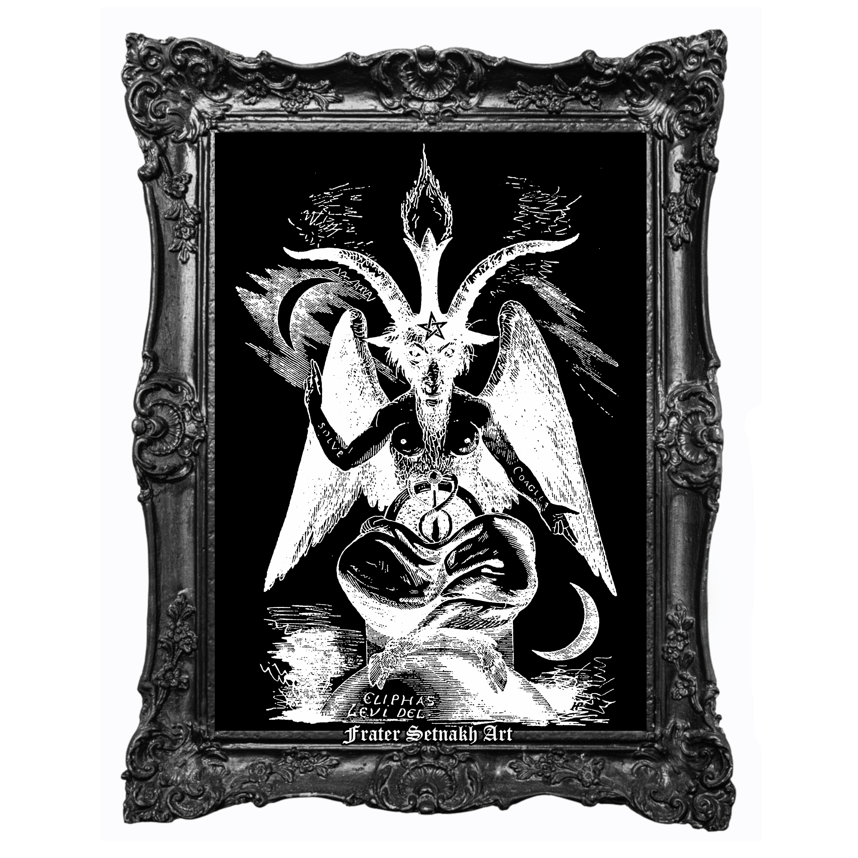 Baphomet Print – Eliphas Lévi, Dogmas and Rituals of High Magic (1856) #2