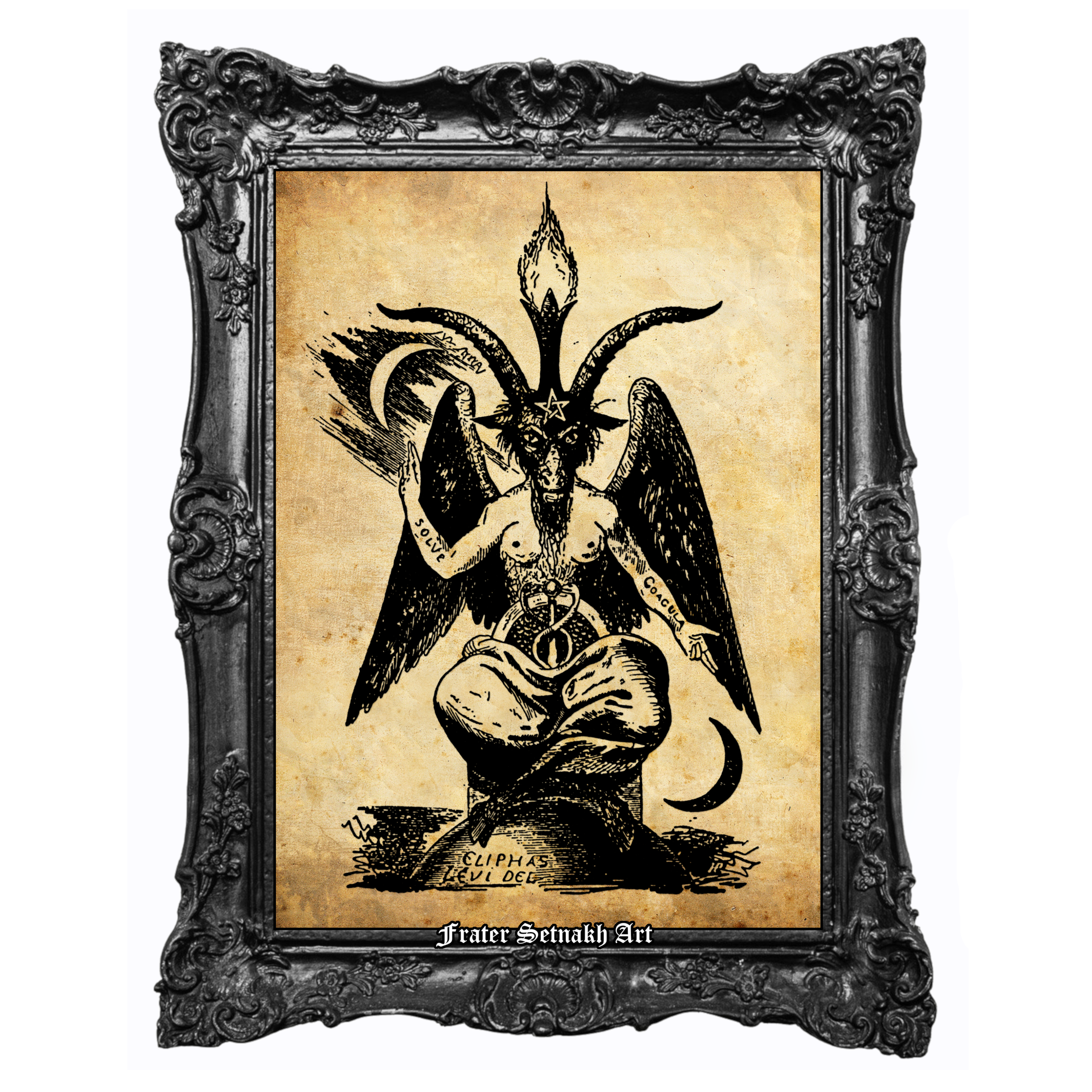 Baphomet Print – Eliphas Lévi, Dogmas and Rituals of High Magic (1856) #2