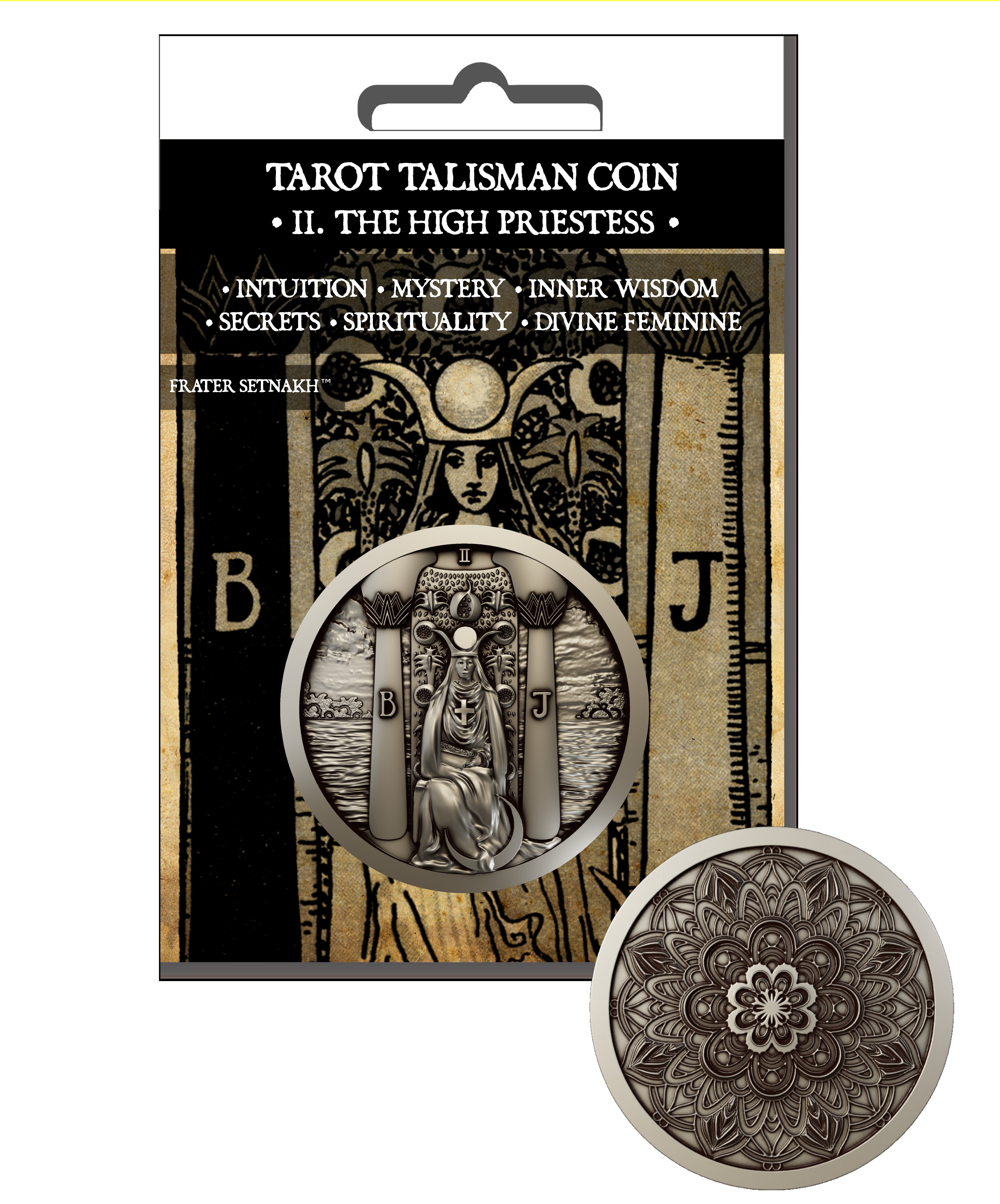 22 Tarot Talisman Coins + 22 Descriptive Cards + PVC Foils | Retailers: Apply to receive wholesale discounts up to 50%
