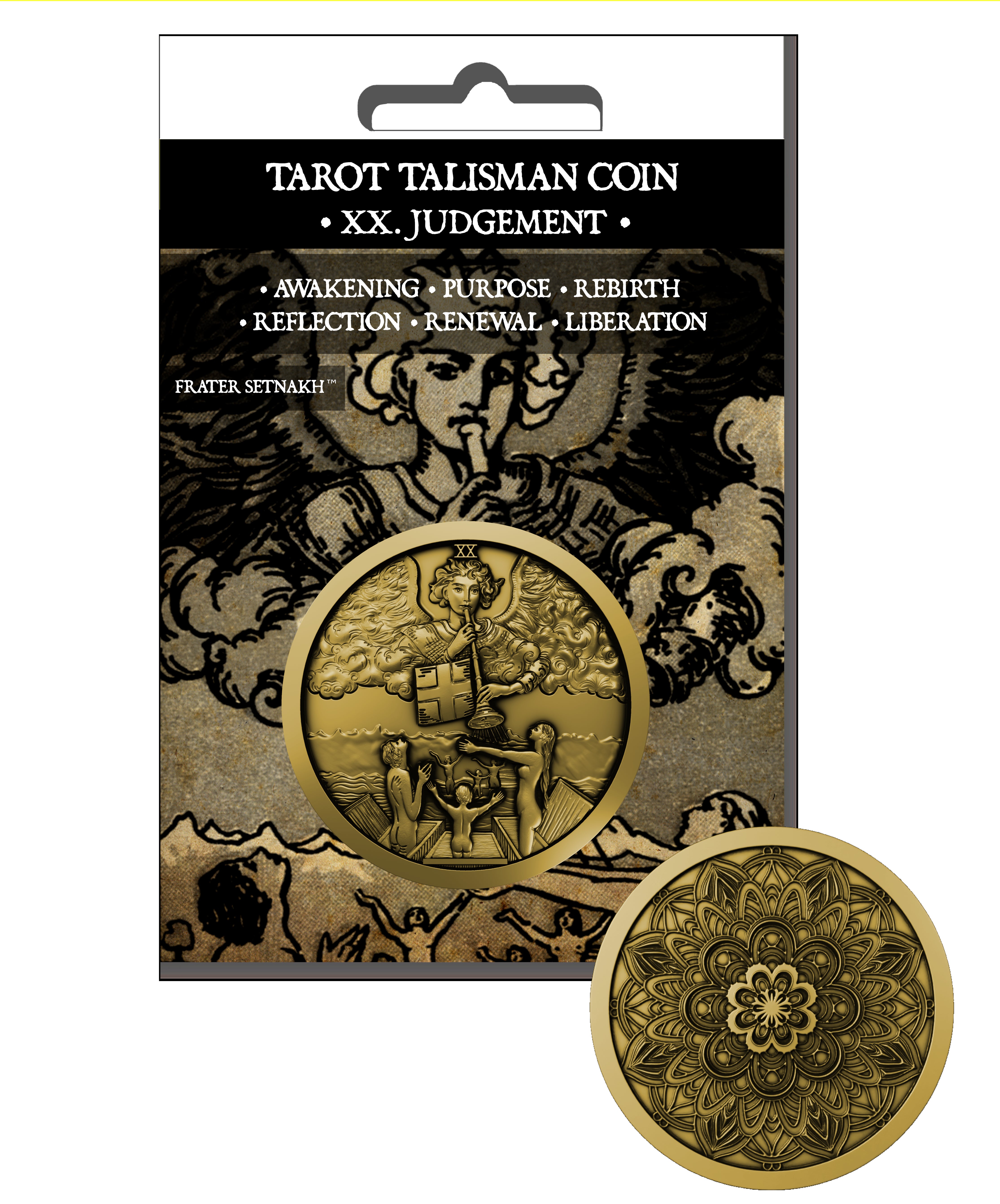 22 Tarot Talisman Coins + 22 Descriptive Cards + PVC Foils | Retailers: Apply to receive wholesale discounts up to 50%