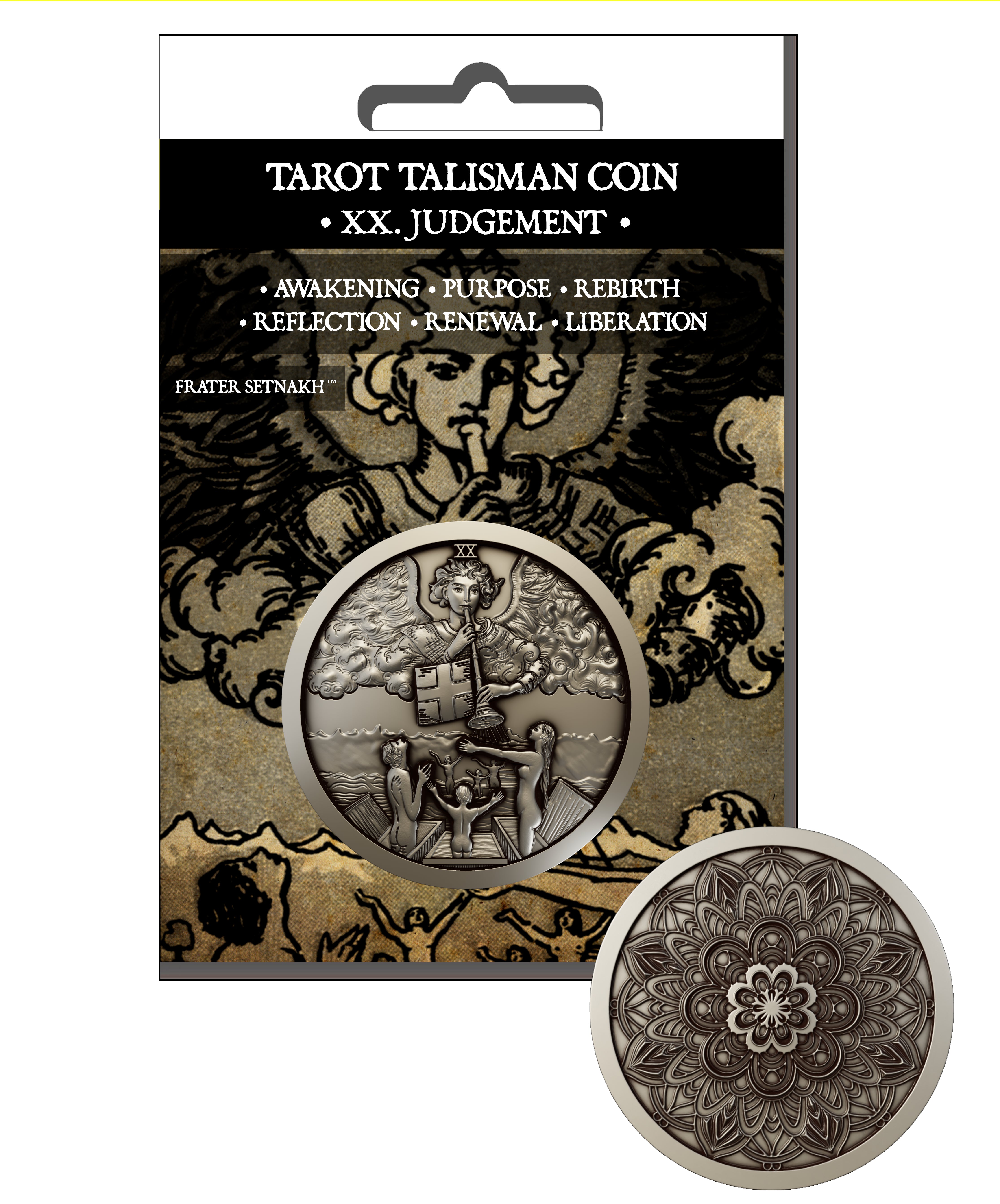 22 Tarot Talisman Coins + 22 Descriptive Cards + PVC Foils | Retailers: Apply to receive wholesale discounts up to 50%