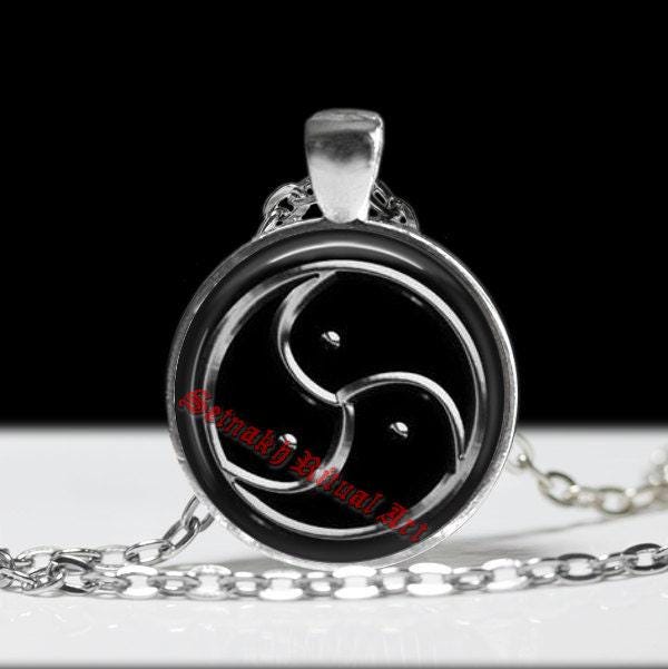 BDSM pendant, erotic jewelry, sex symbol pendant, occult women and man, master and slave jewelry, fetish necklace, fuck #63