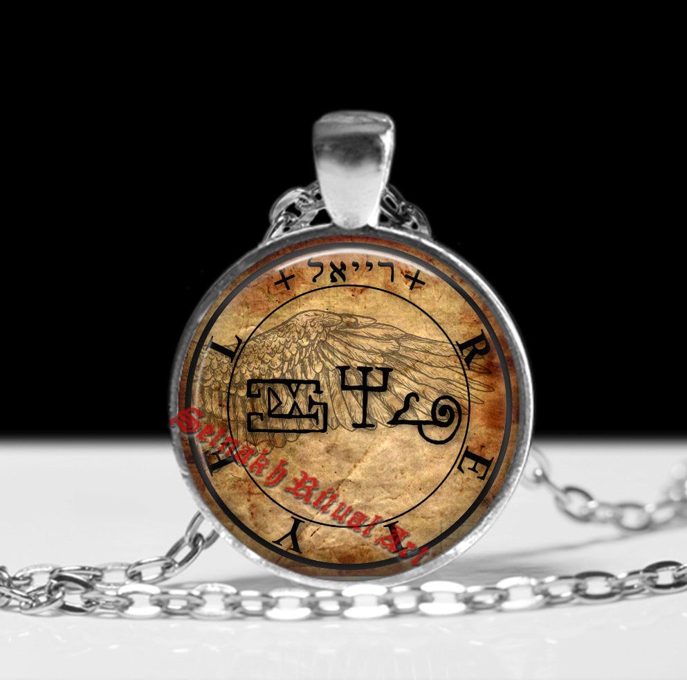 LIBERATION & TRUTH talisman, Reiyel Angel seal pendant, Against the impious and enemies of religion #365.29
