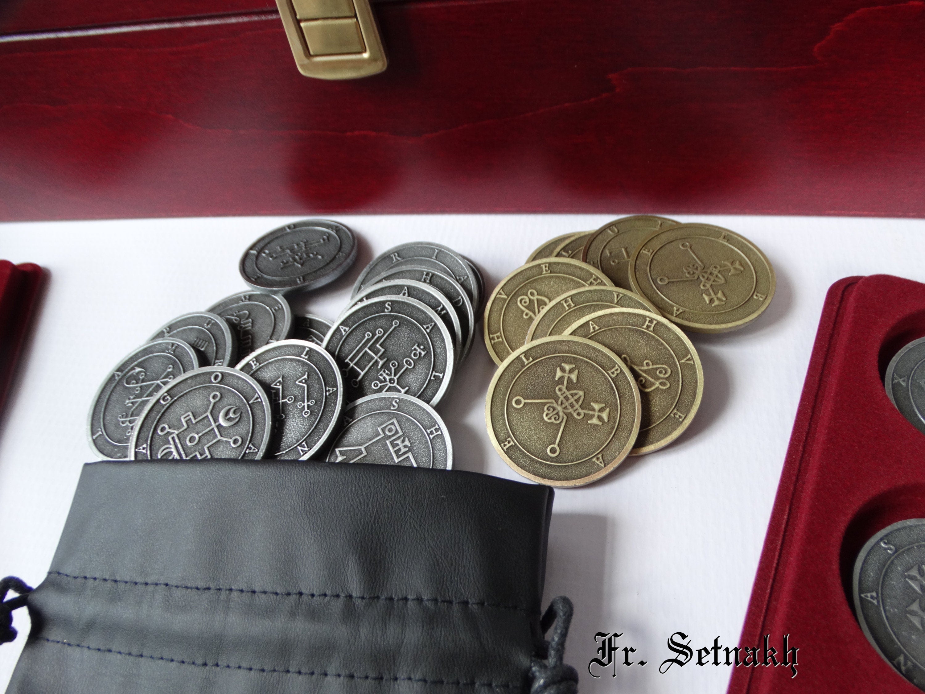 72 Angels & Goetia Demons - Complete Set of Collectible Coins | Enhance Luck, Love, Health, Wealth