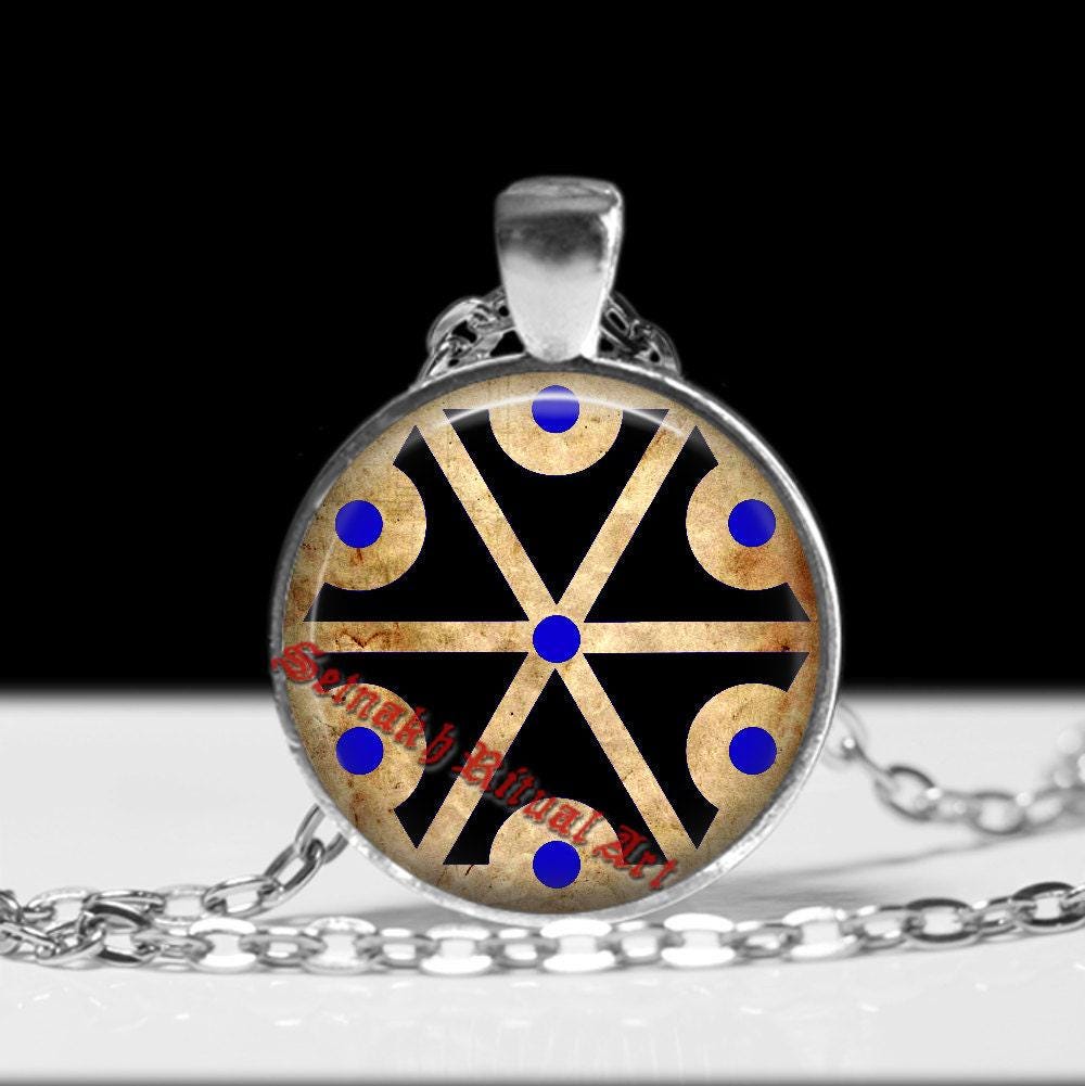 Slavic pagan amulet, Thunderbolt, pagan gods, wicca jewelry, Slavic necklace, paganism talisman #450