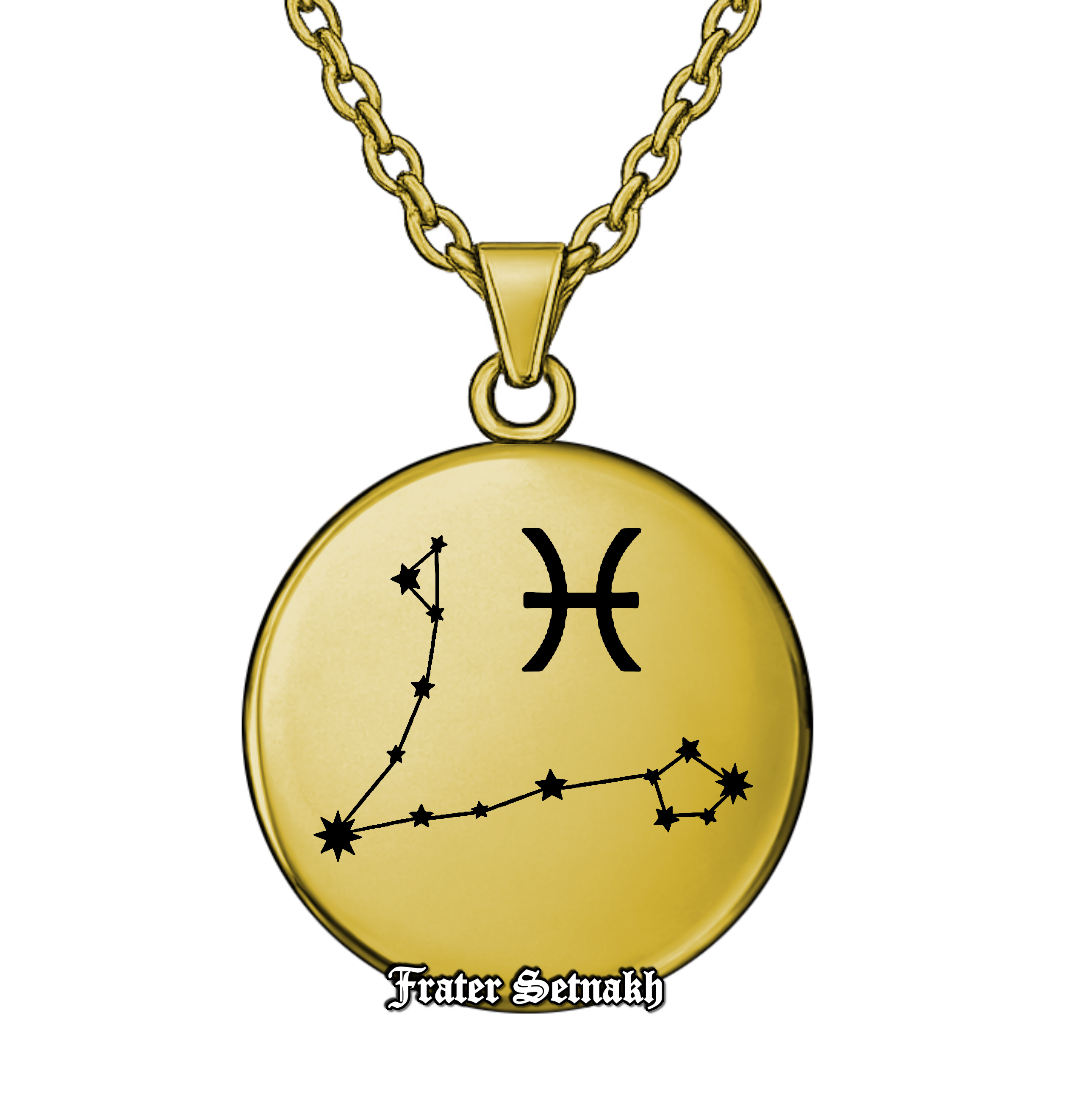 Pisces Zodiac Pendant (February 19 – March 20) – Talisman of Mystic Intuition, Creative Transcendence & Compassionate Depth | Sacred Celestial Jewelry #578.12