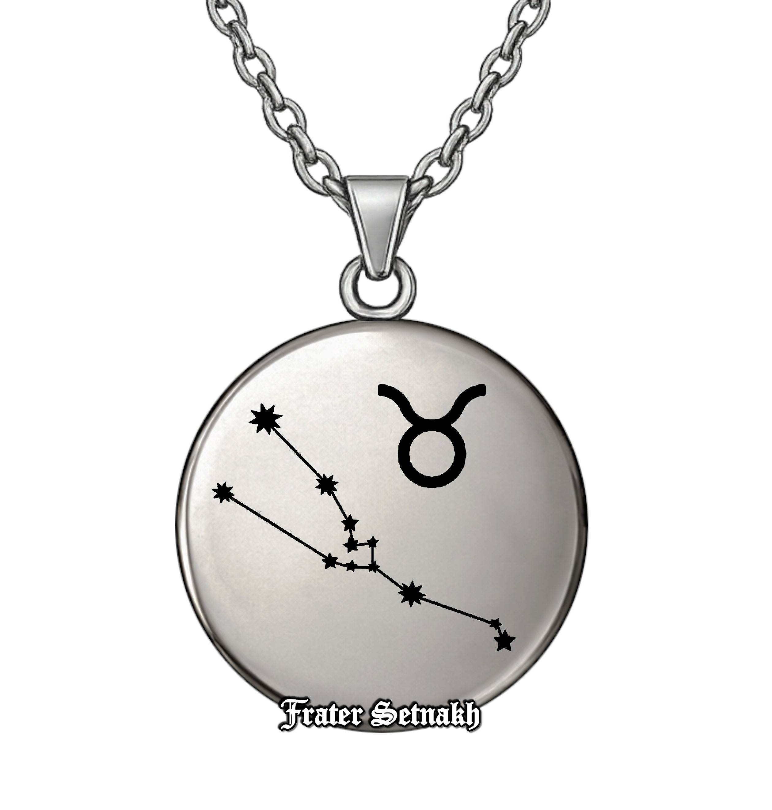 Taurus Zodiac Pendant (April 20 – May 20) – Talisman of Grounded Strength, Abundance & Unwavering Resolve | Sacred Celestial Jewelry #578.2