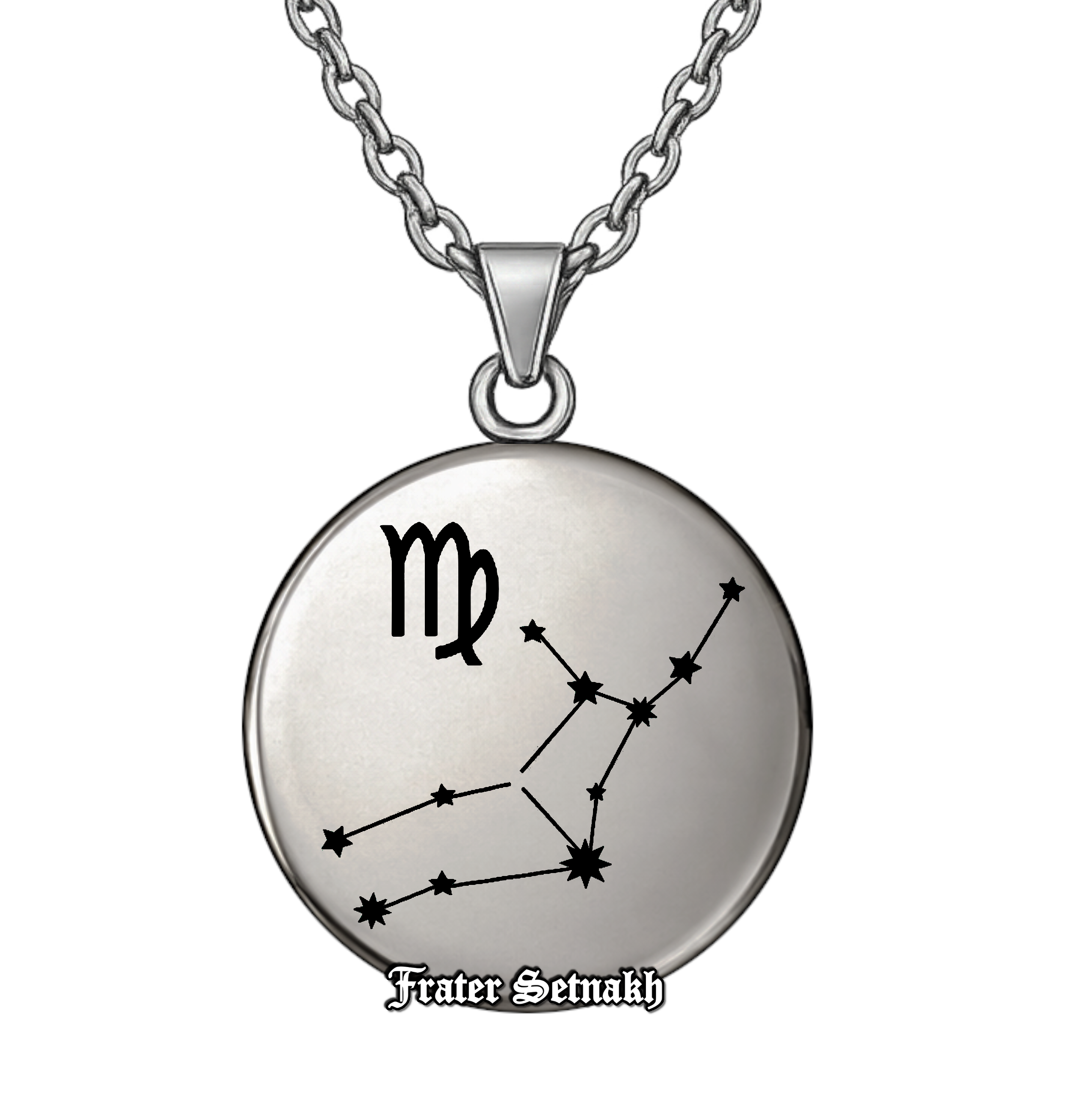 Virgo Zodiac Pendant (August 23 – September 22) – Talisman of Analytical Clarity, Practical Wisdom & Refined Mastery | Sacred Celestial Jewelry #578.6