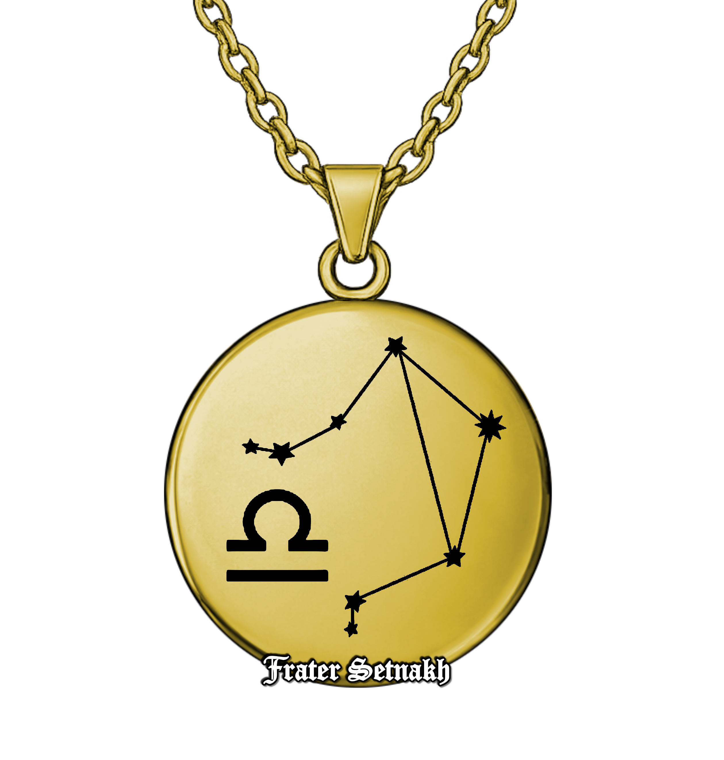 Libra Zodiac Pendant (September 23 – October 22) – Talisman of Ideal Harmony, Strategic Diplomacy & Unyielding Justice | Sacred Celestial Jewelry #578.7