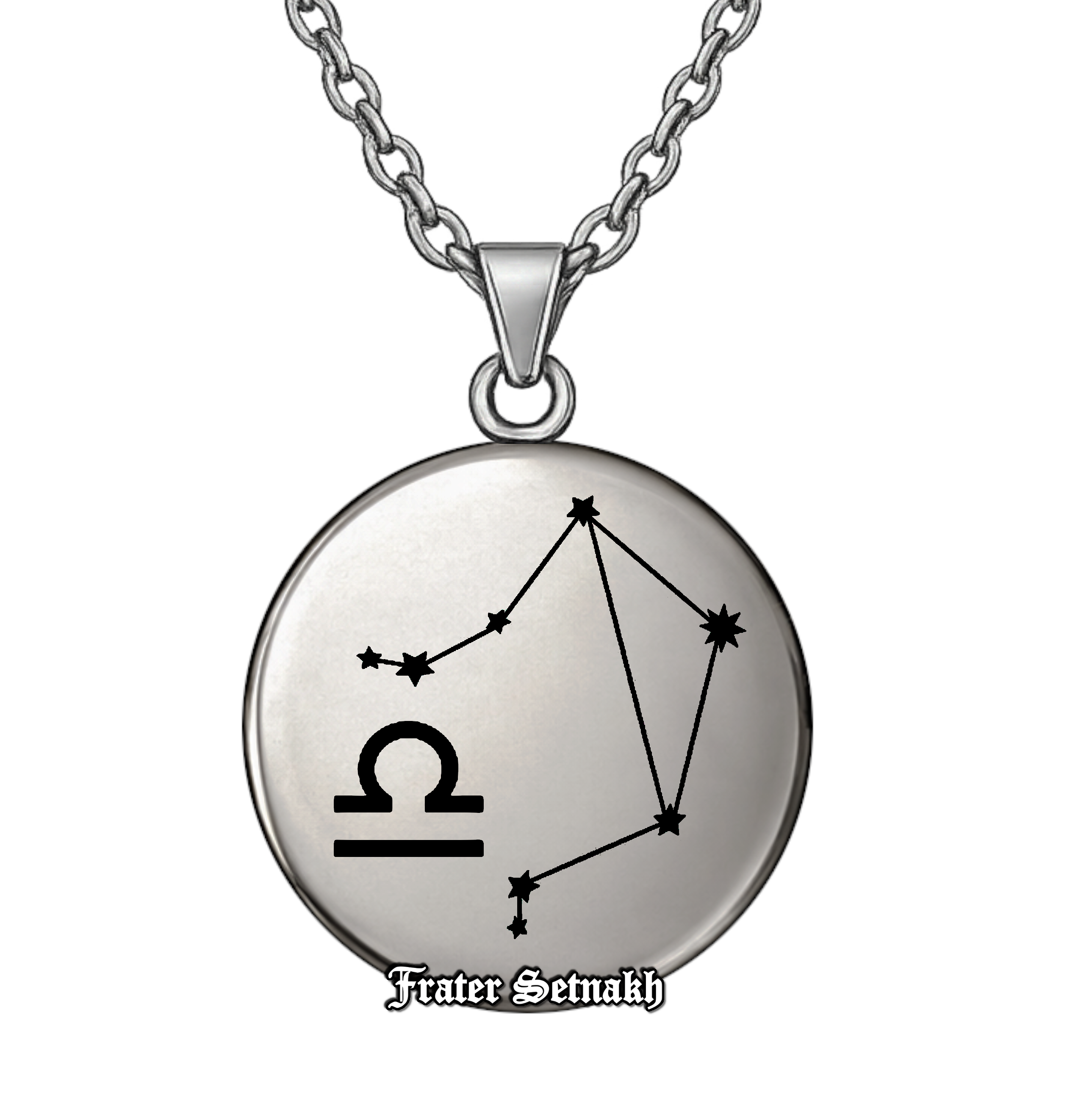 Libra Zodiac Pendant (September 23 – October 22) – Talisman of Ideal Harmony, Strategic Diplomacy & Unyielding Justice | Sacred Celestial Jewelry #578.7