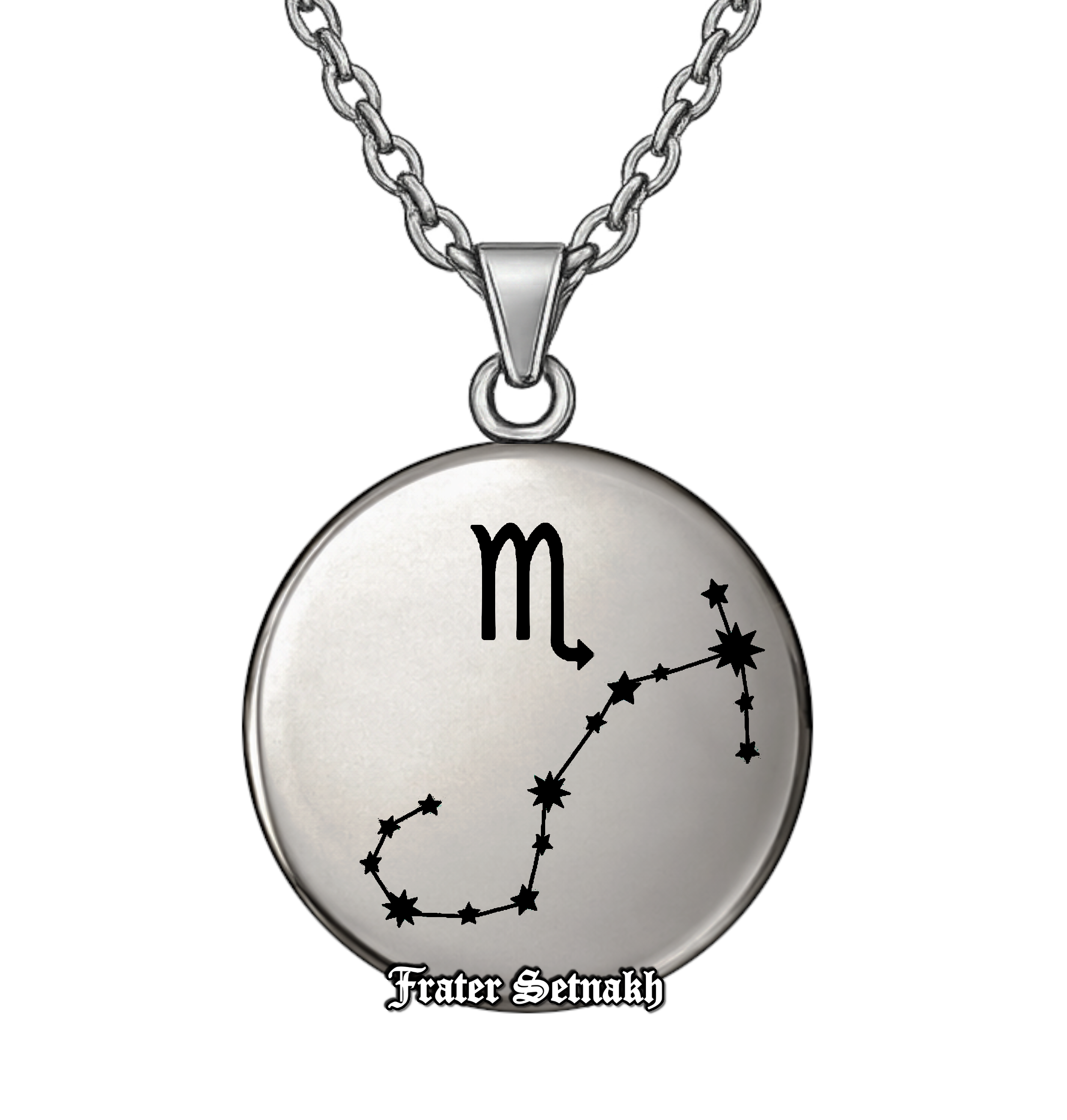 Scorpio Zodiac Pendant (October 23 – November 21) – Talisman of Psychological Depth, Transformation & Unwavering Sovereignty | Sacred Celestial Jewelry #578.8
