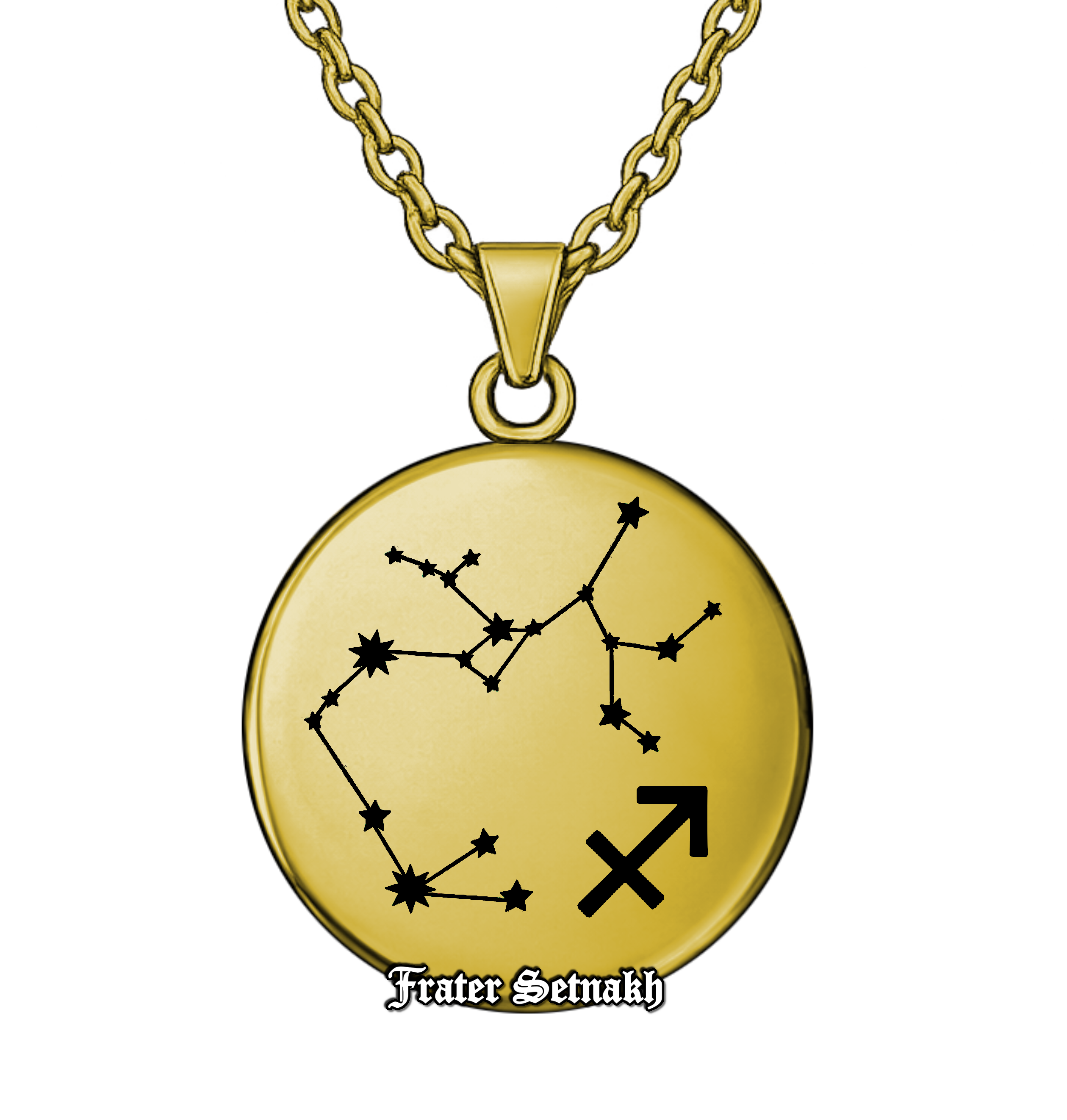 Sagittarius Zodiac Pendant (November 22 – December 21) – Talisman of Higher Wisdom, Philosophical Freedom & Fearless Vision | Sacred Celestial Jewelry #578.9