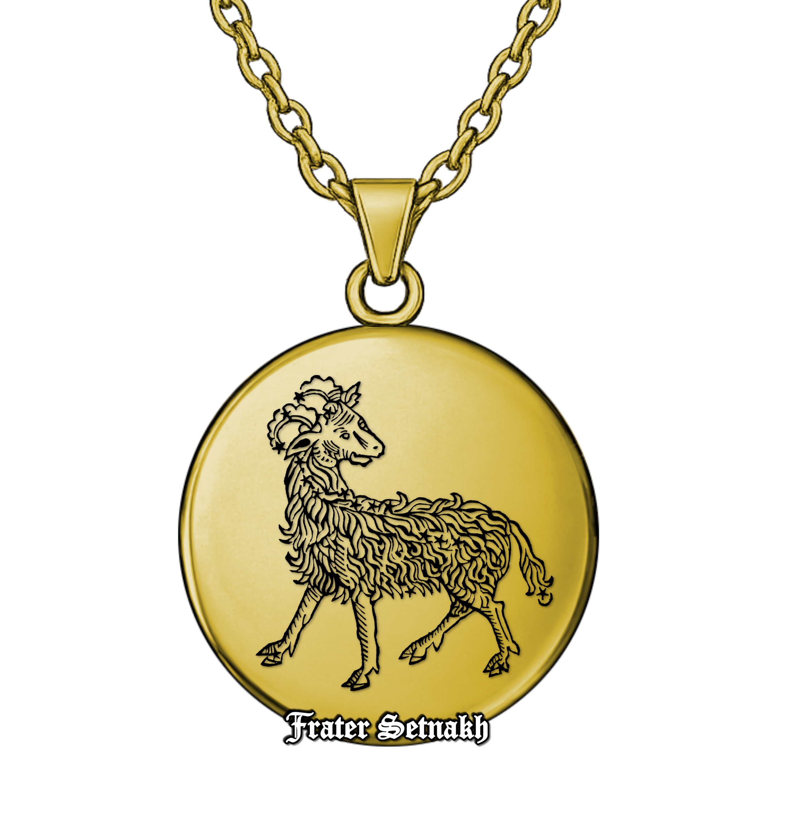Aries Zodiac Pendant (March 21 – April 19) – Talisman of Passion, Dynamic Leadership & Fearless Action | Sacred Celestial Jewelry