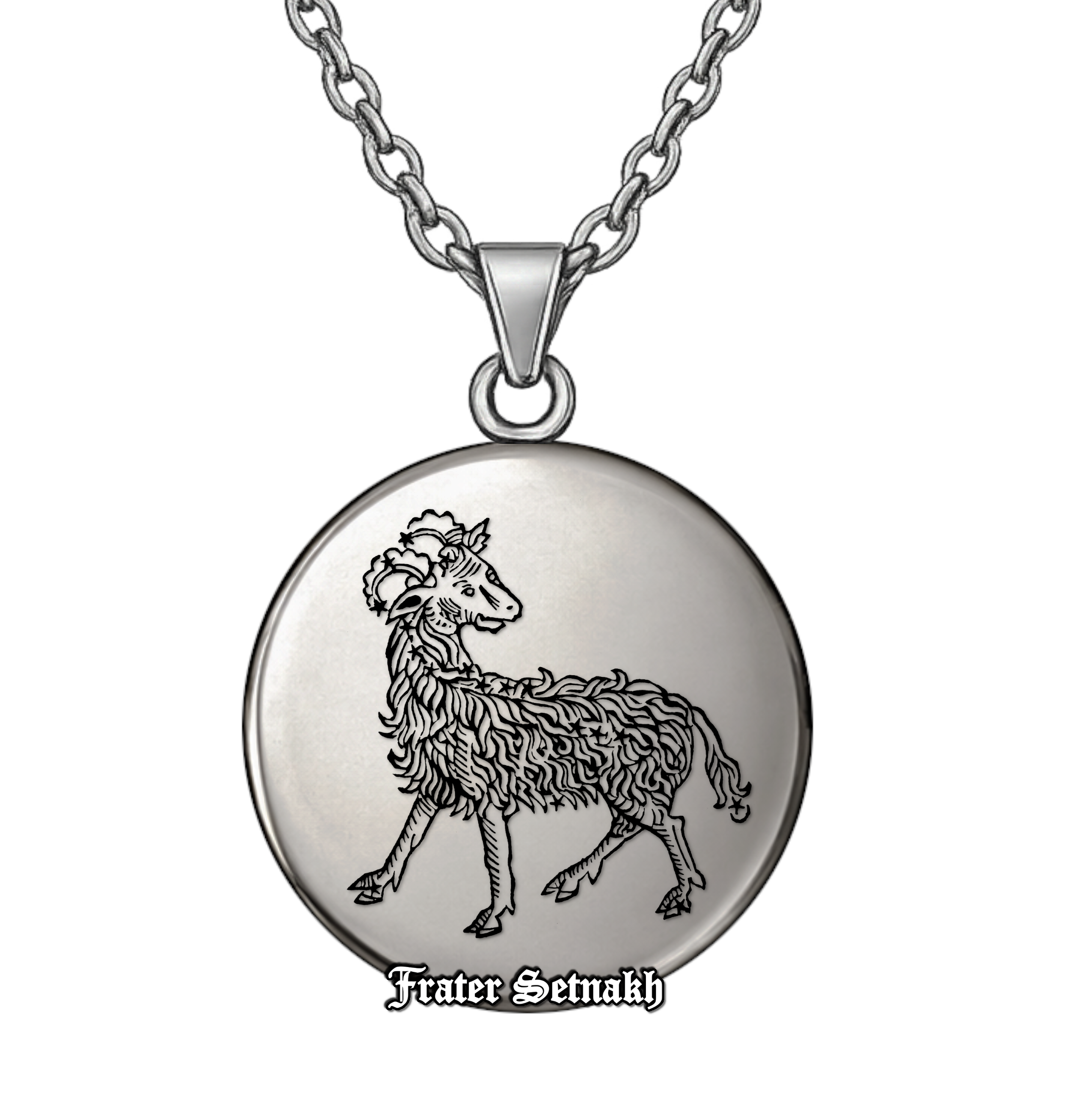 Aries Zodiac Pendant (March 21 – April 19) – Talisman of Passion, Dynamic Leadership & Fearless Action | Sacred Celestial Jewelry