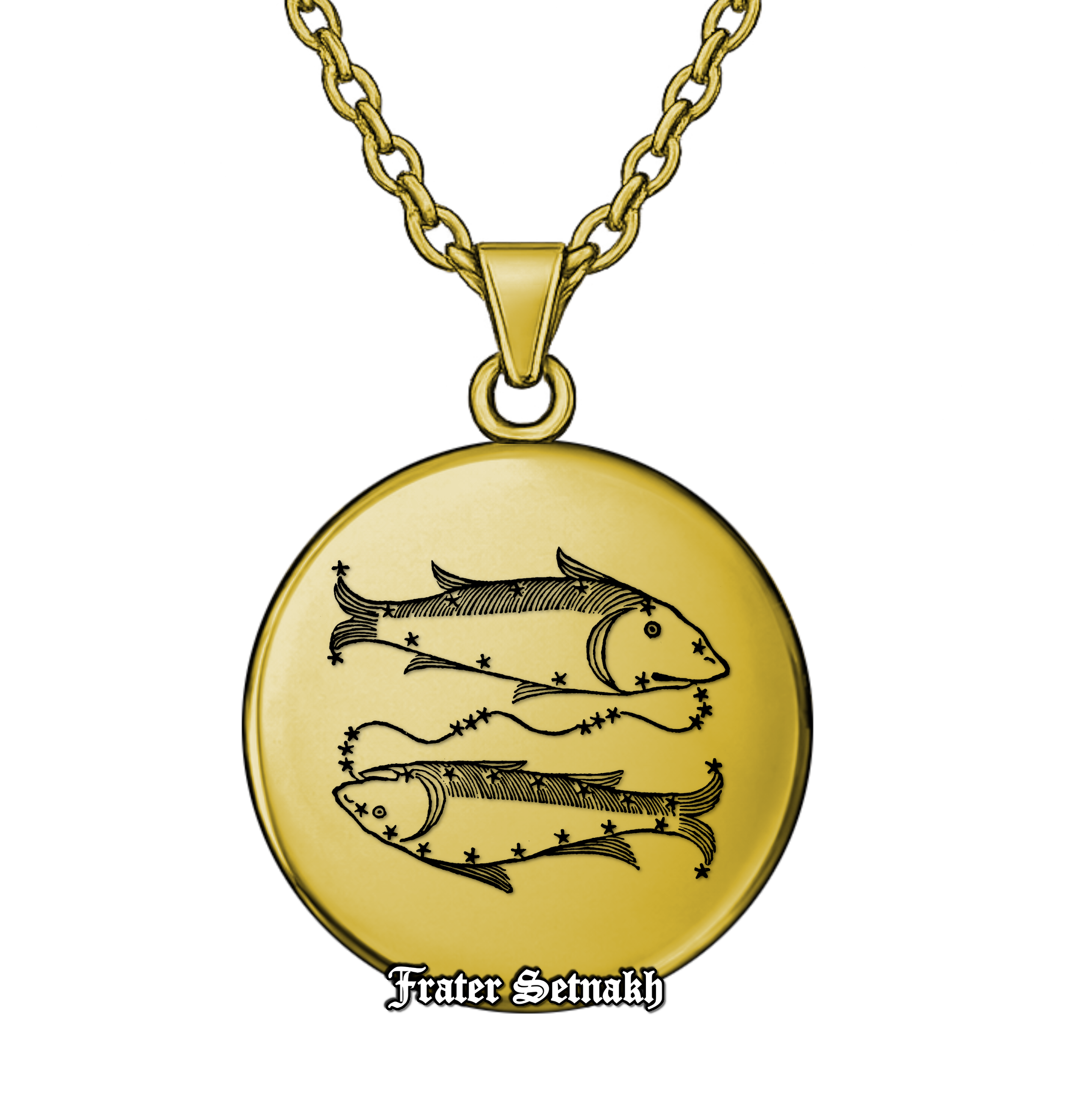 Pisces Zodiac Pendant (February 19 – March 20) – Talisman of Mystic Intuition, Creative Transcendence & Compassionate Depth | Sacred Celestial Jewelry #579.12