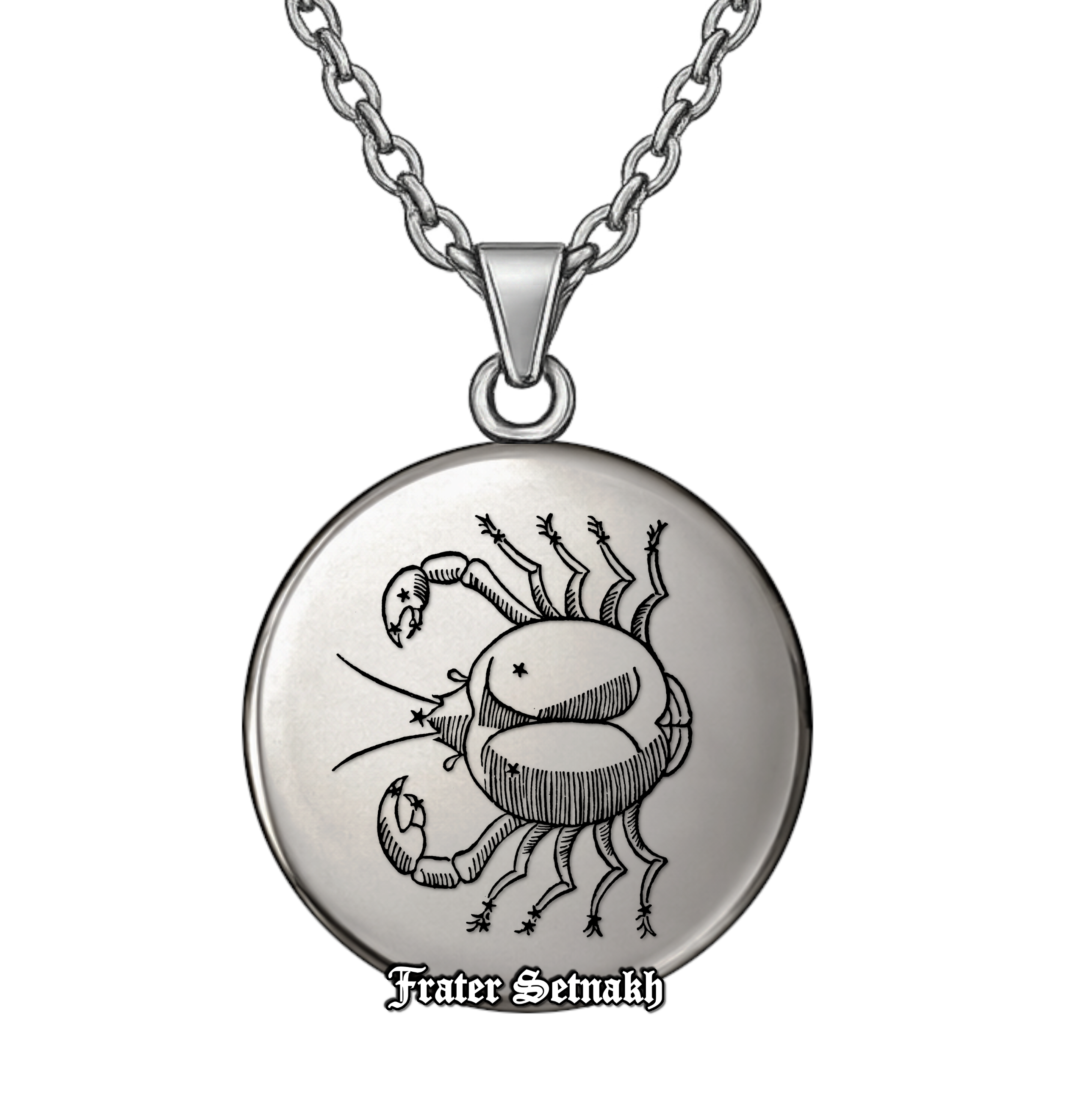 Cancer Zodiac Pendant (June 21 – July 22) – Talisman of Emotional Mastery, Intuitive Depth & Protective Strength | Sacred Celestial Jewelry #579.4