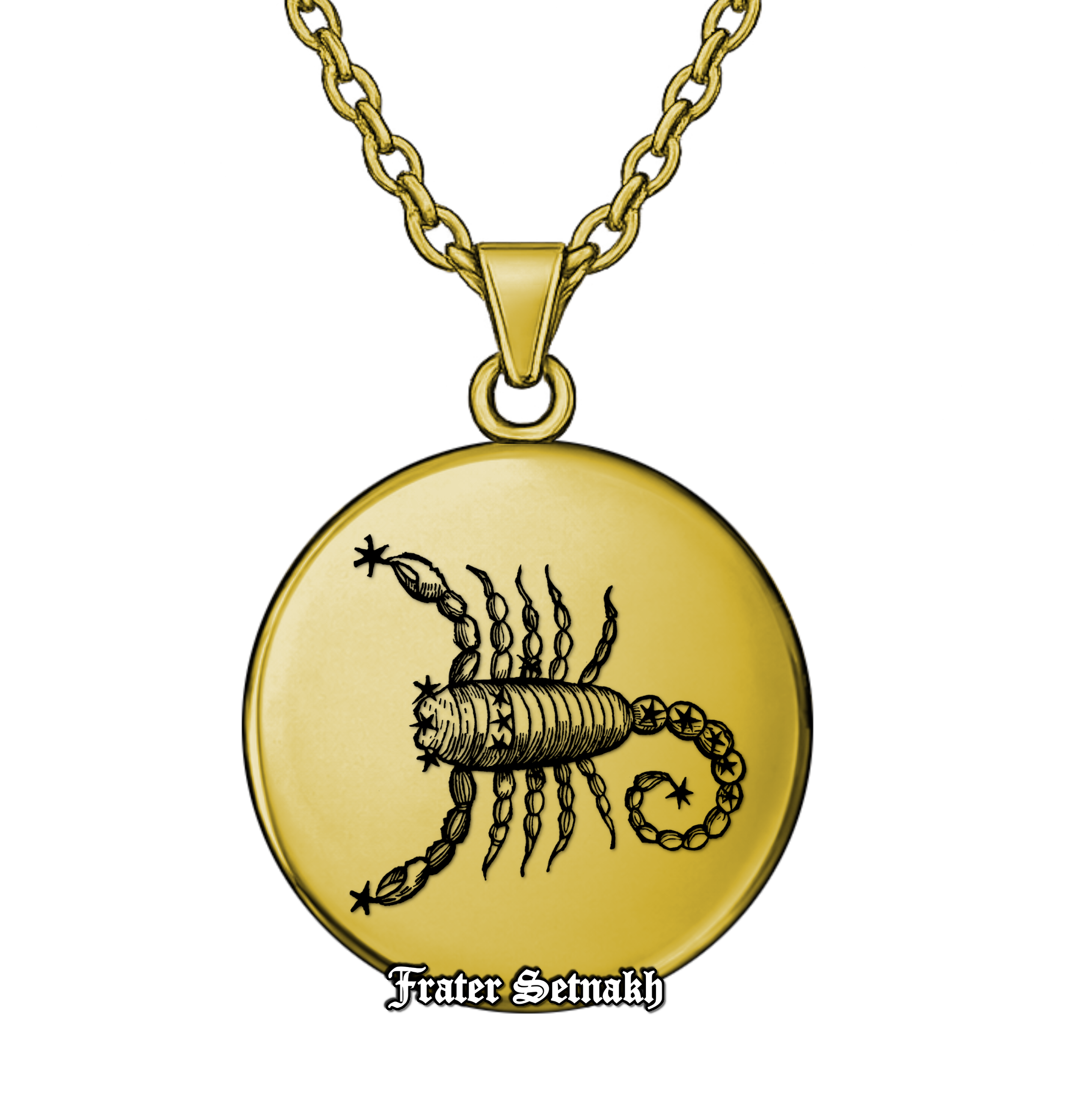 Scorpio Zodiac Pendant (October 23 – November 21) – Talisman of Psychological Depth, Transformation & Unwavering Sovereignty | Sacred Celestial Jewelry #579.8