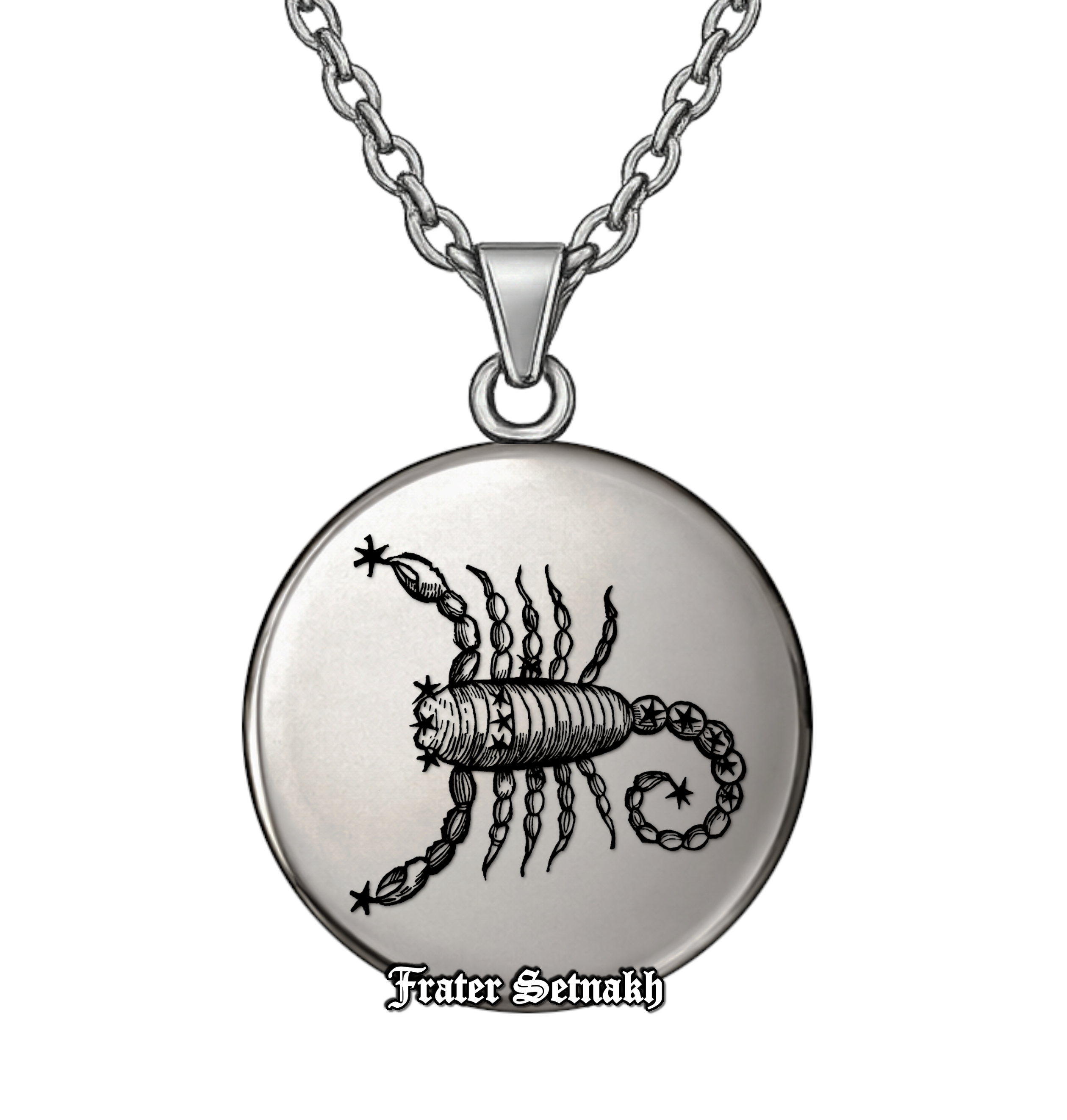 Scorpio Zodiac Pendant (October 23 – November 21) – Talisman of Psychological Depth, Transformation & Unwavering Sovereignty | Sacred Celestial Jewelry #579.8