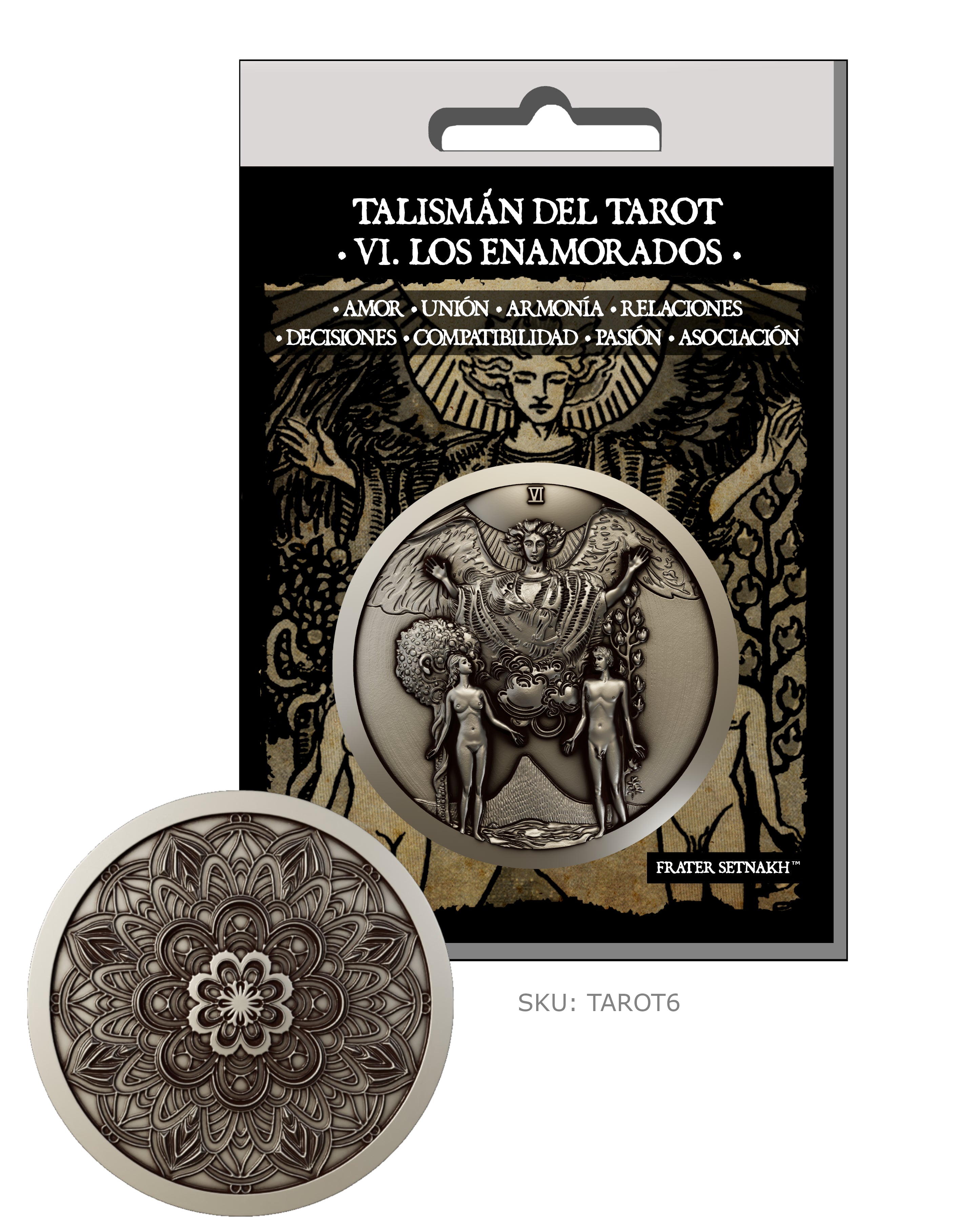 22 Monedas-Talismán del Tarot + 22 Cartas Descriptivas + Láminas de PVC | Minoristas: soliciten descuentos mayoristas de hasta el 50%