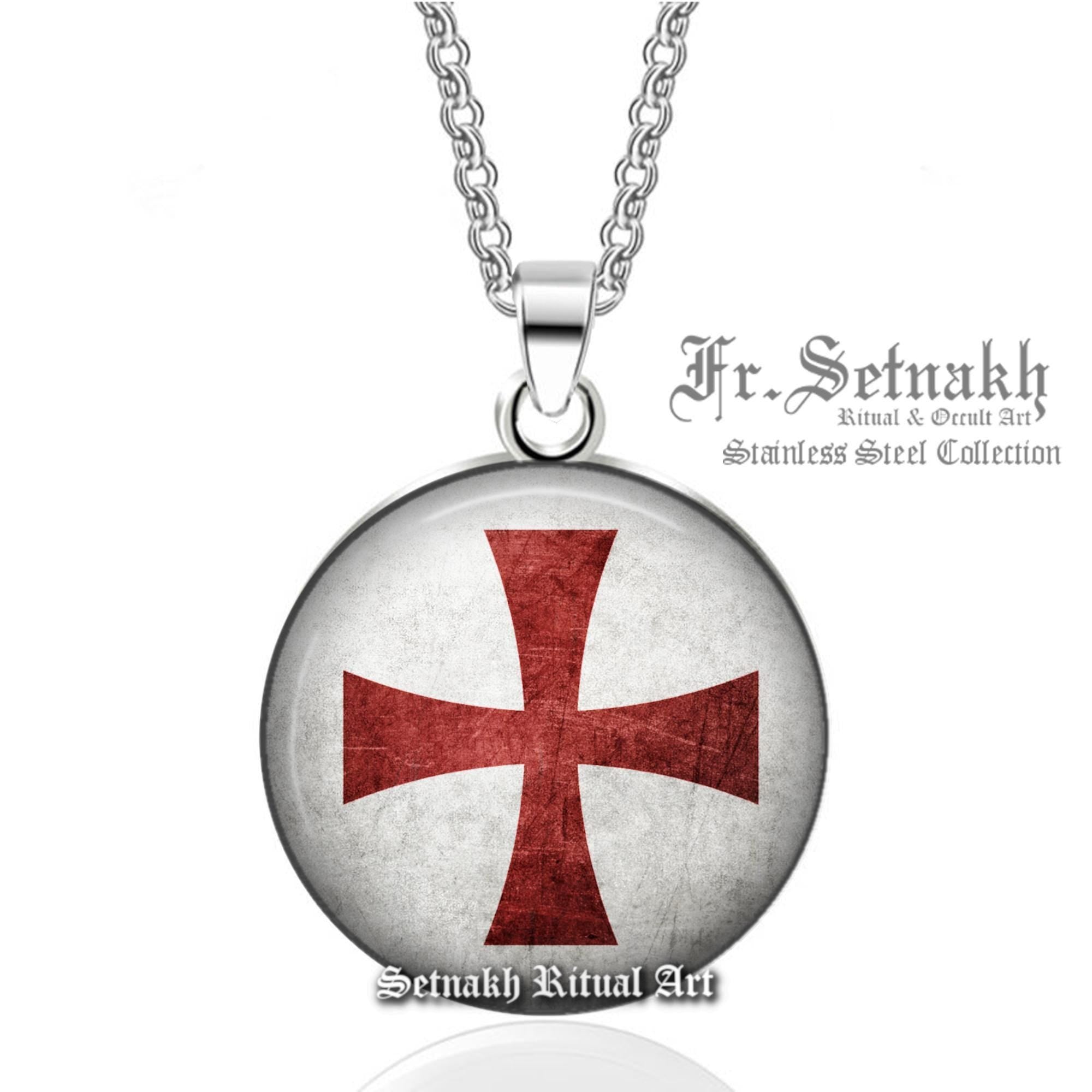 Templars Cross talisman – powerful protection amulet, medieval knight symbol, sacred geometry. Perfect for history & esoteric lovers.