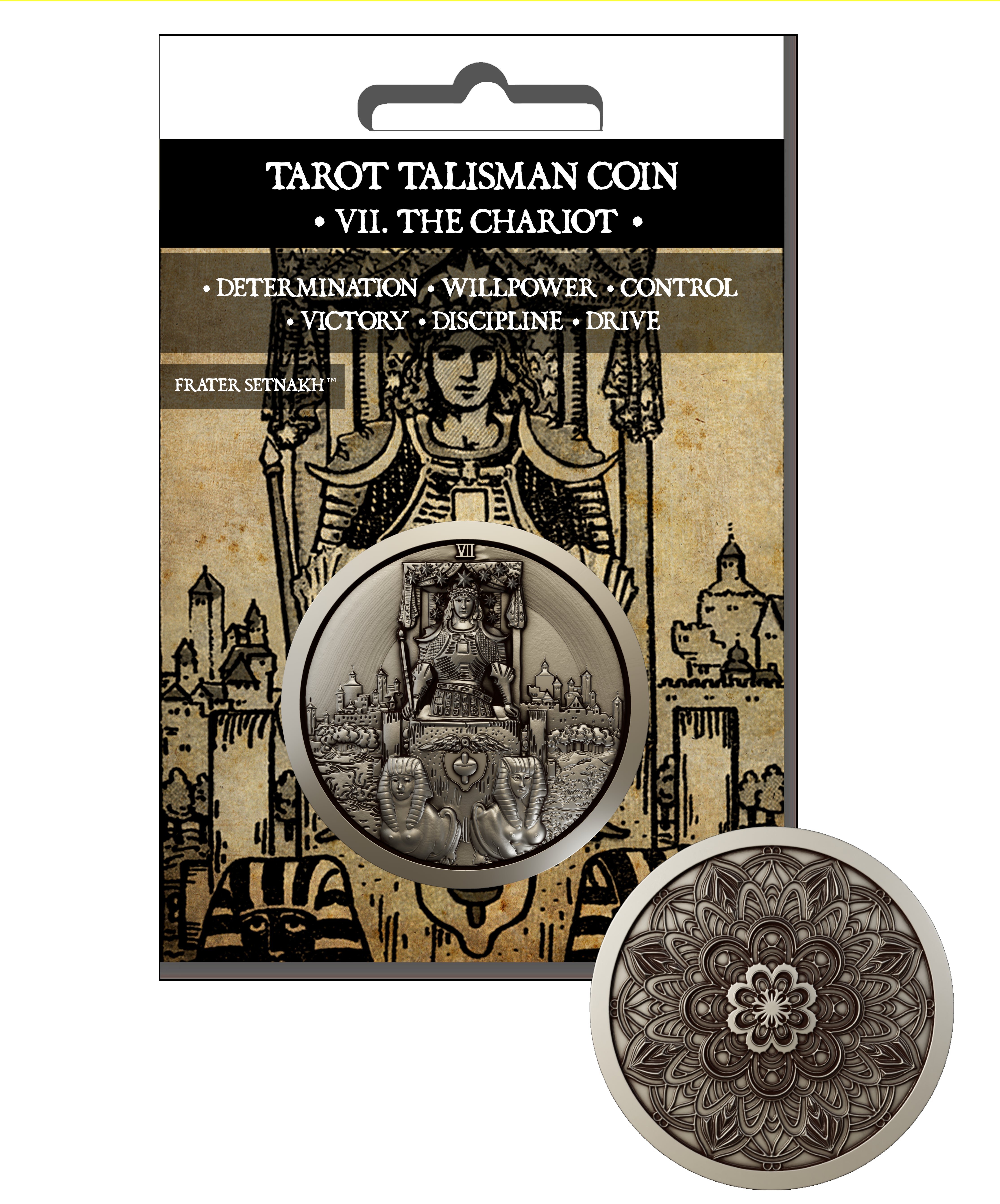 22 Tarot Talisman Coins + 22 Descriptive Cards + PVC Foils | Retailers: Apply to receive wholesale discounts up to 50%