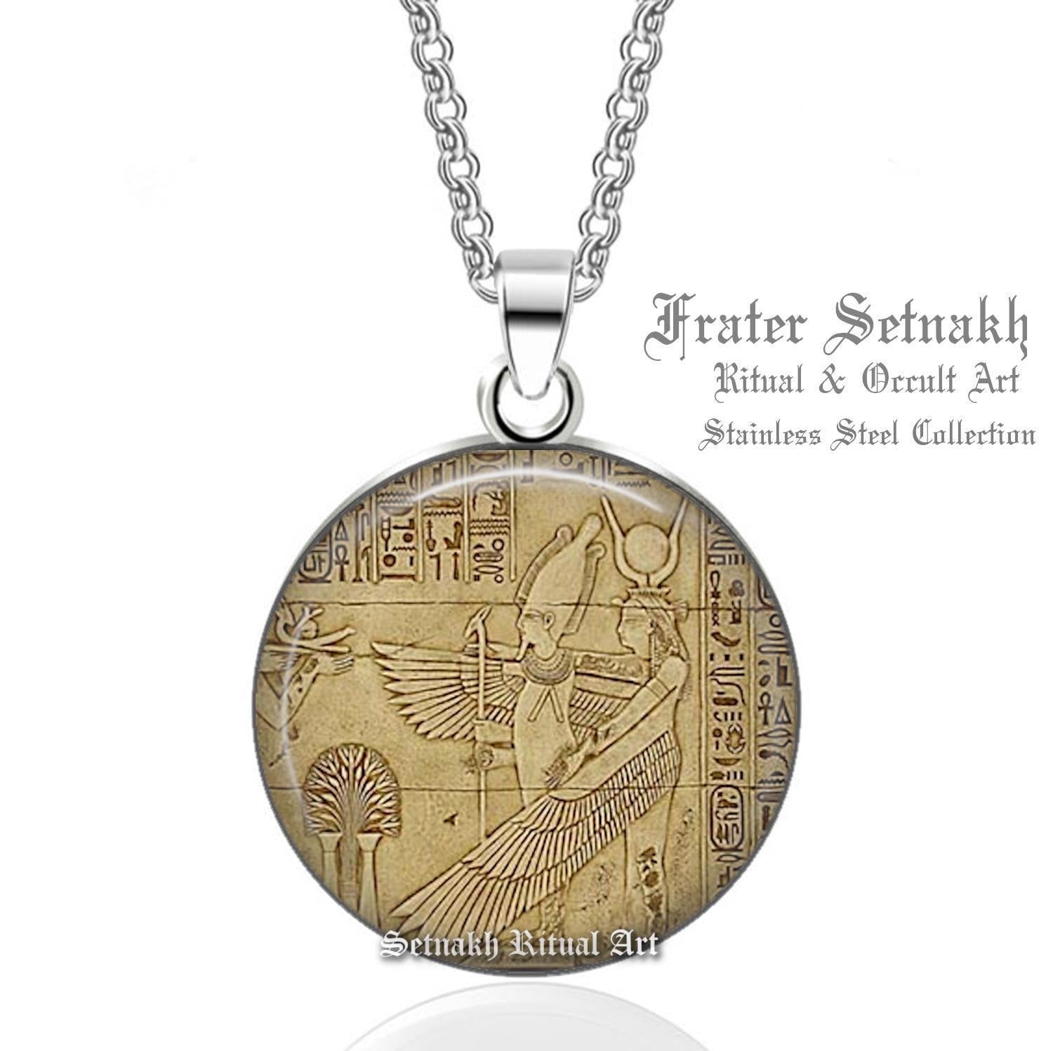 Isis Goddess Talisman Symbol - Egyptian Amulet, Handcrafted Protection Charm, Unique Gift for Ancient Egyptian Magic Enthusiasts #554