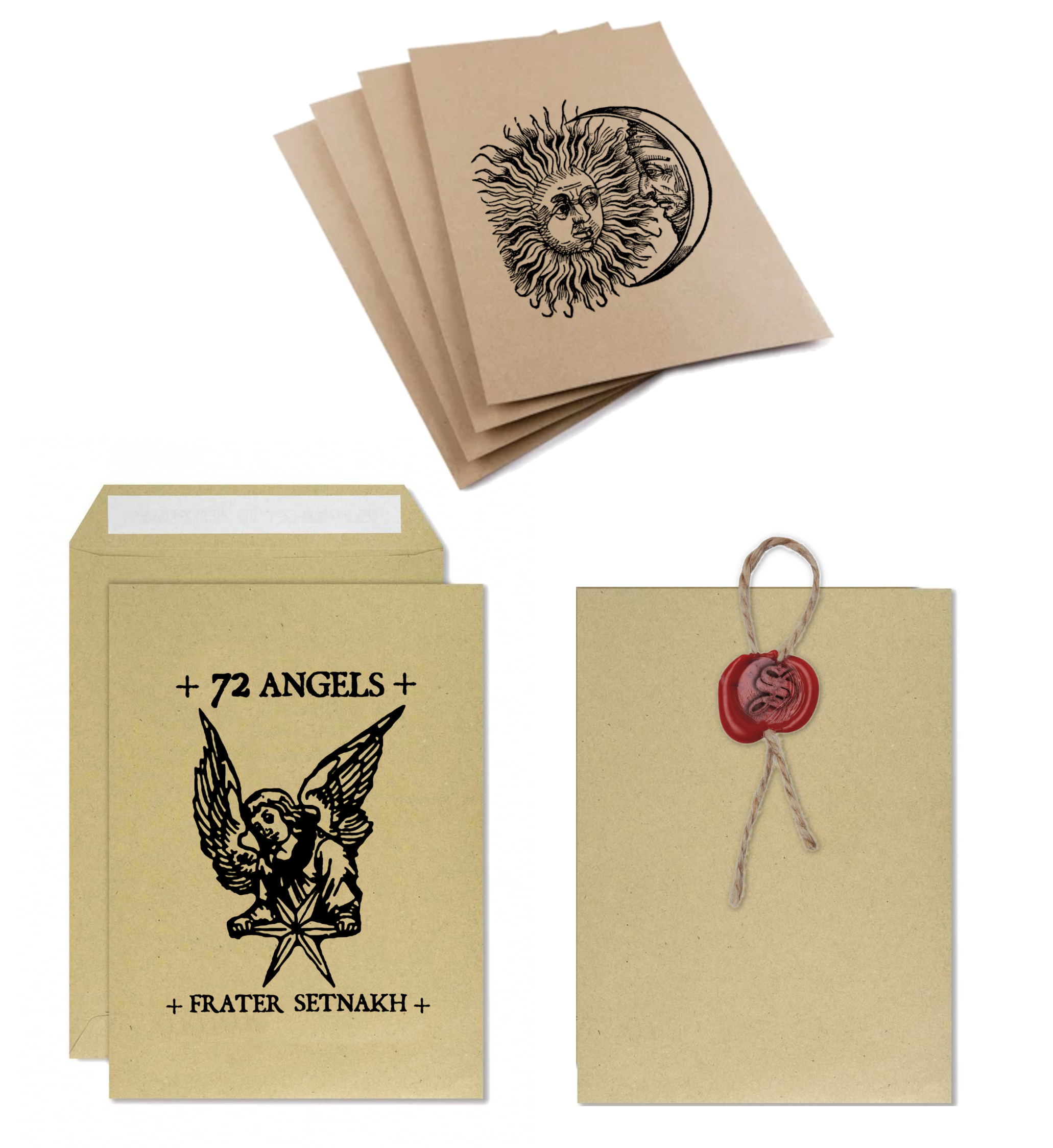 72 Angels: Talismans for Luck, Love, Health, Wealth - Magick Collection for Lightworkers | Invoke Angelic Blessings: 72 Coins & Cards Set