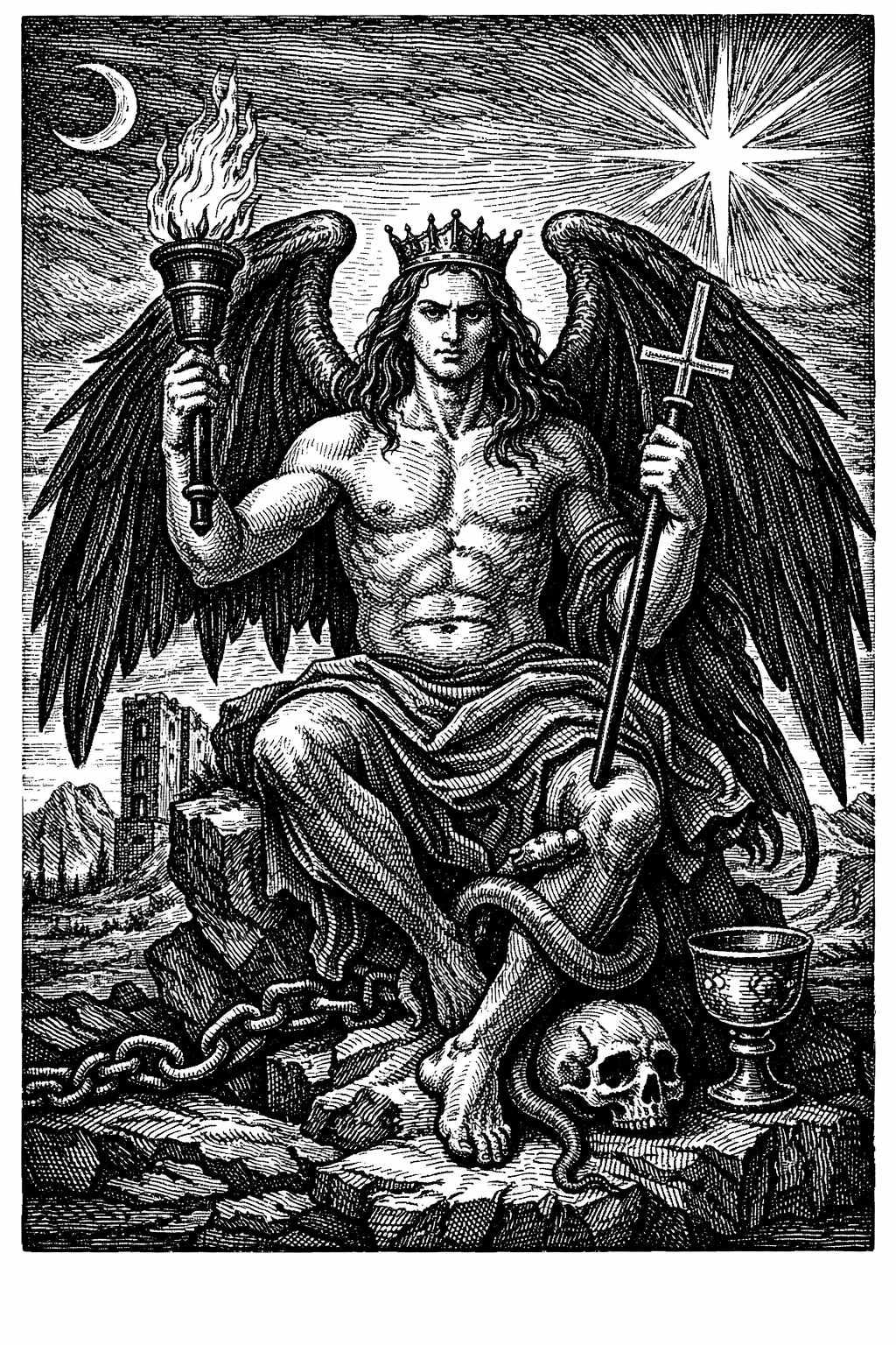 The Morning Star – Lucifer Devotional Rite - 1-Hour Consecration & Binding Ritual for Lucifer's Sigil Talisman – The Restoration of the Living Flame / Ritual Service