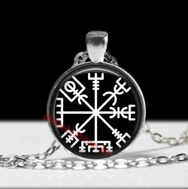 Vegvisir pendant, viking amulet, viking jewelry, vegvisir necklace, viking compass, pagan necklace, magic pendant, nordic jewelry #8