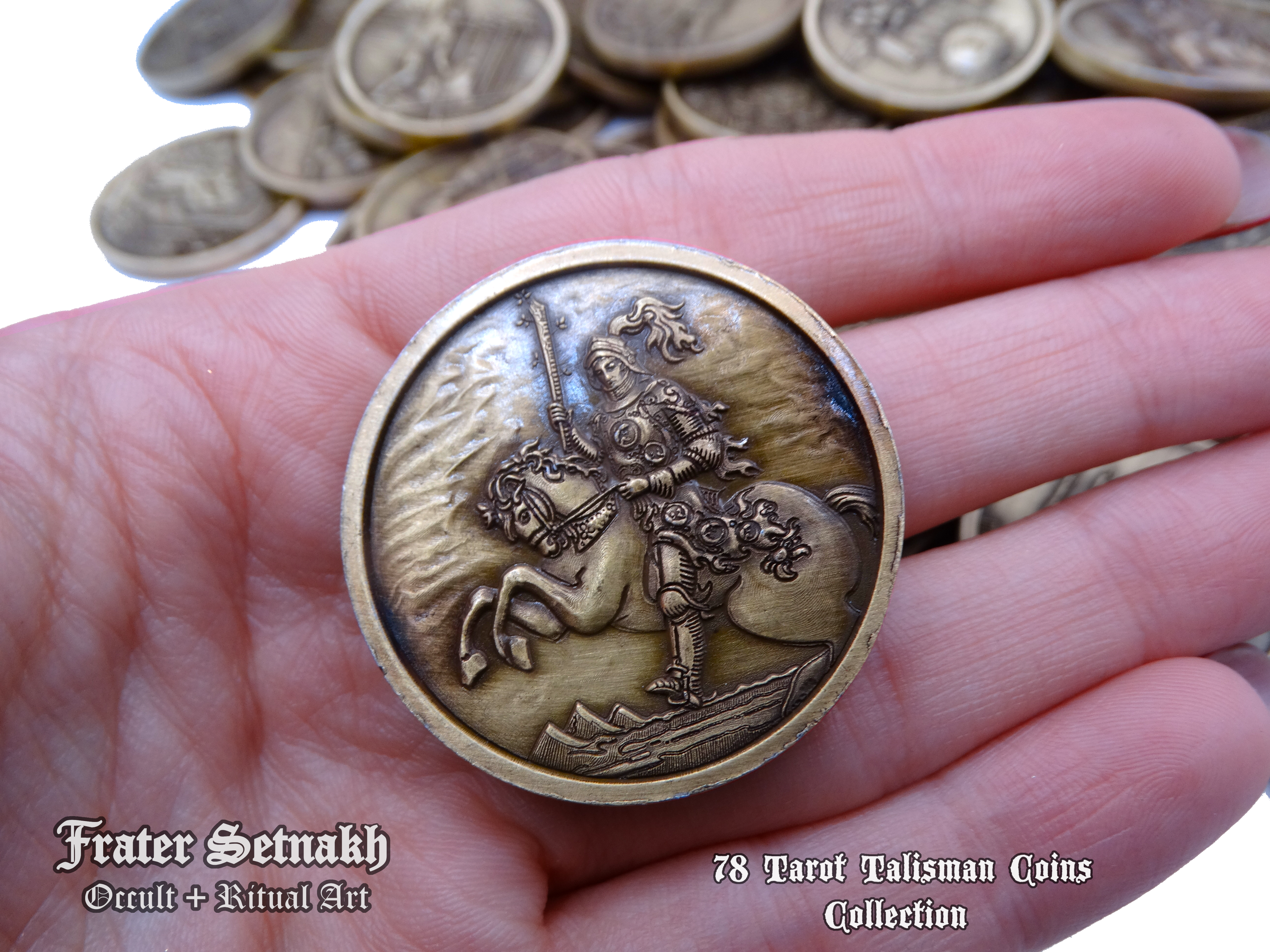 Tarot Coin Collection – World’s First Complete Rider–Waite Inspired Coin Set by Frater Setnakh – PRE-ORDERS - Shipping in Deceber '25 - Divination Coins - Oracle Coins