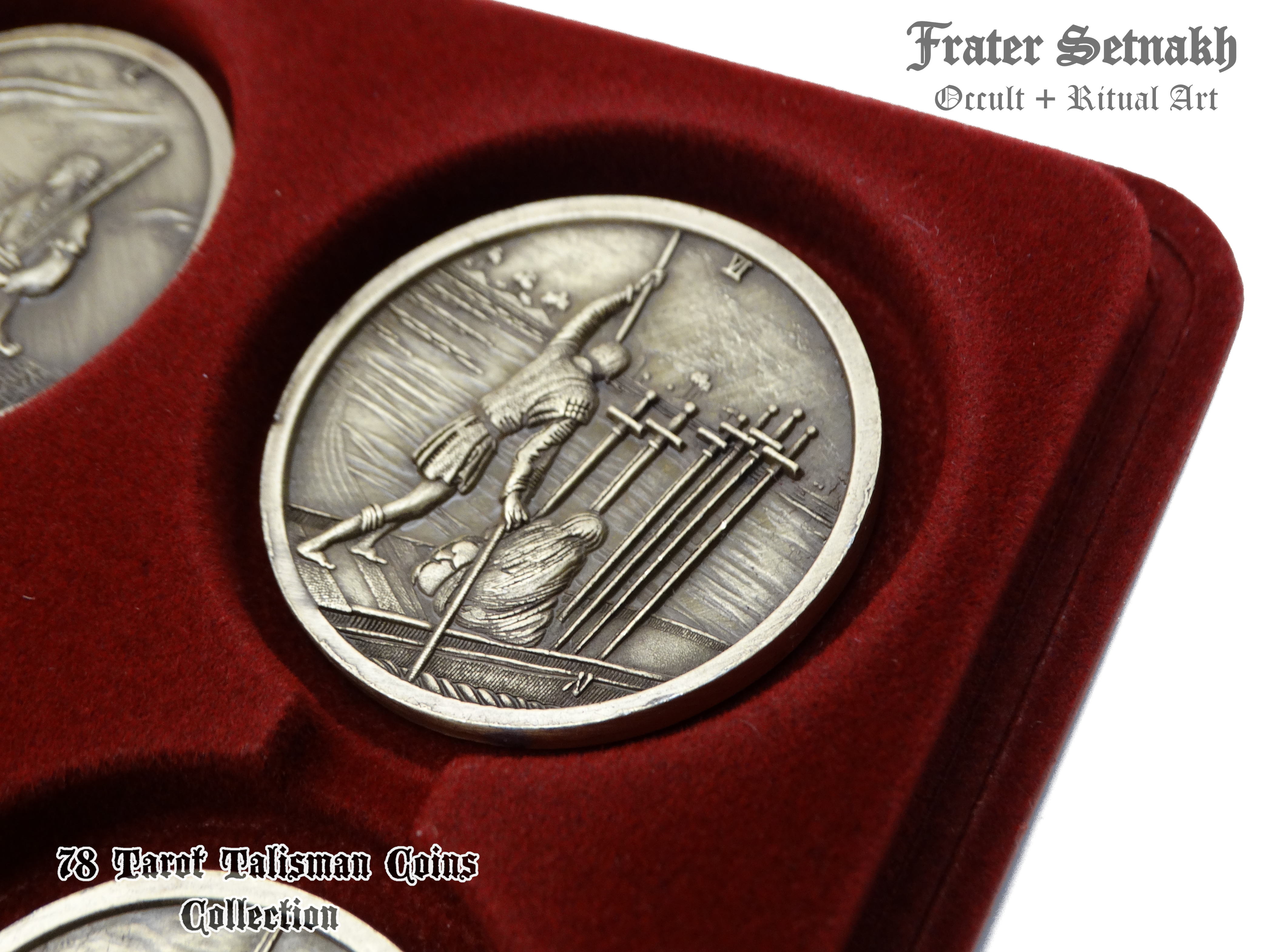 Tarot Coin Collection – World’s First Complete Rider–Waite Inspired Coin Set by Frater Setnakh – PRE-ORDERS - Shipping in Deceber '25 - Divination Coins - Oracle Coins
