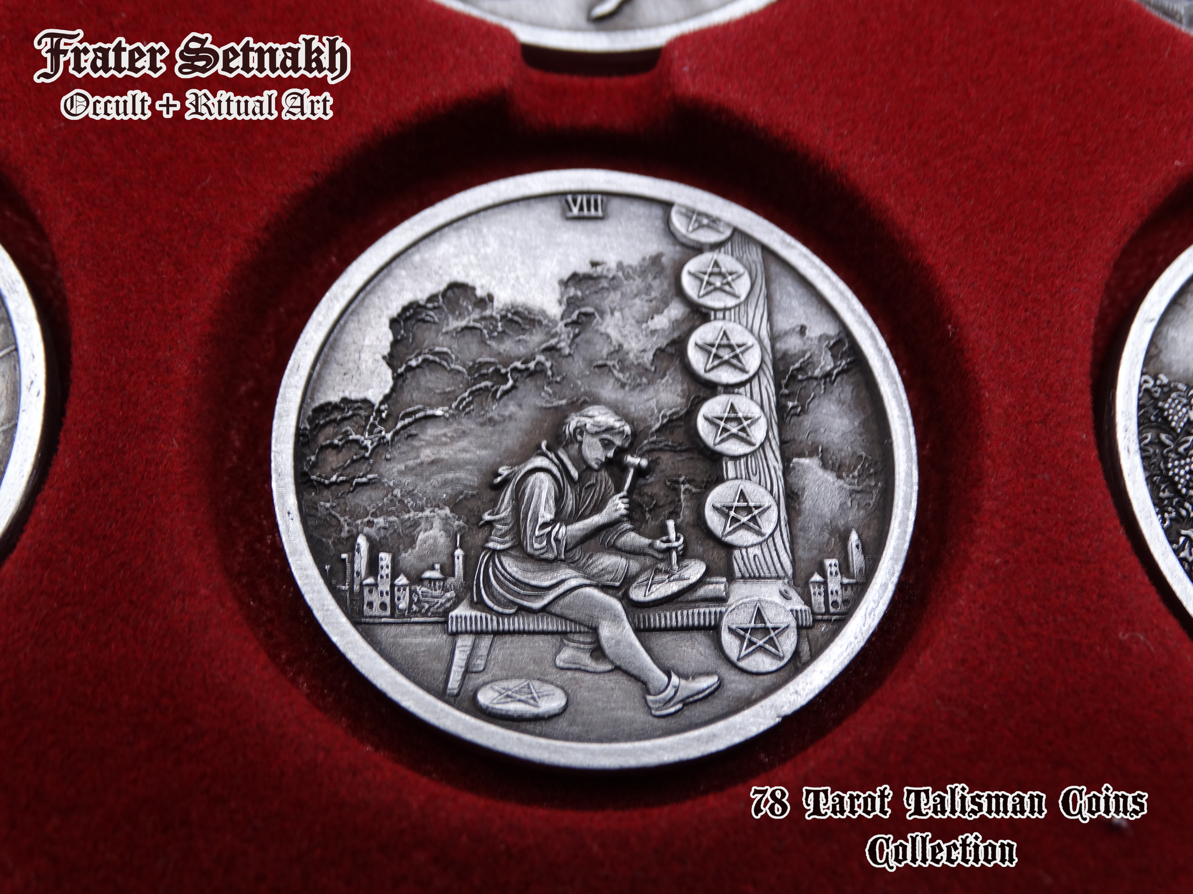 Tarot Coin Collection – World’s First Complete Rider–Waite Inspired Coin Set by Frater Setnakh – PRE-ORDERS - Shipping in Deceber '25 - Divination Coins - Oracle Coins
