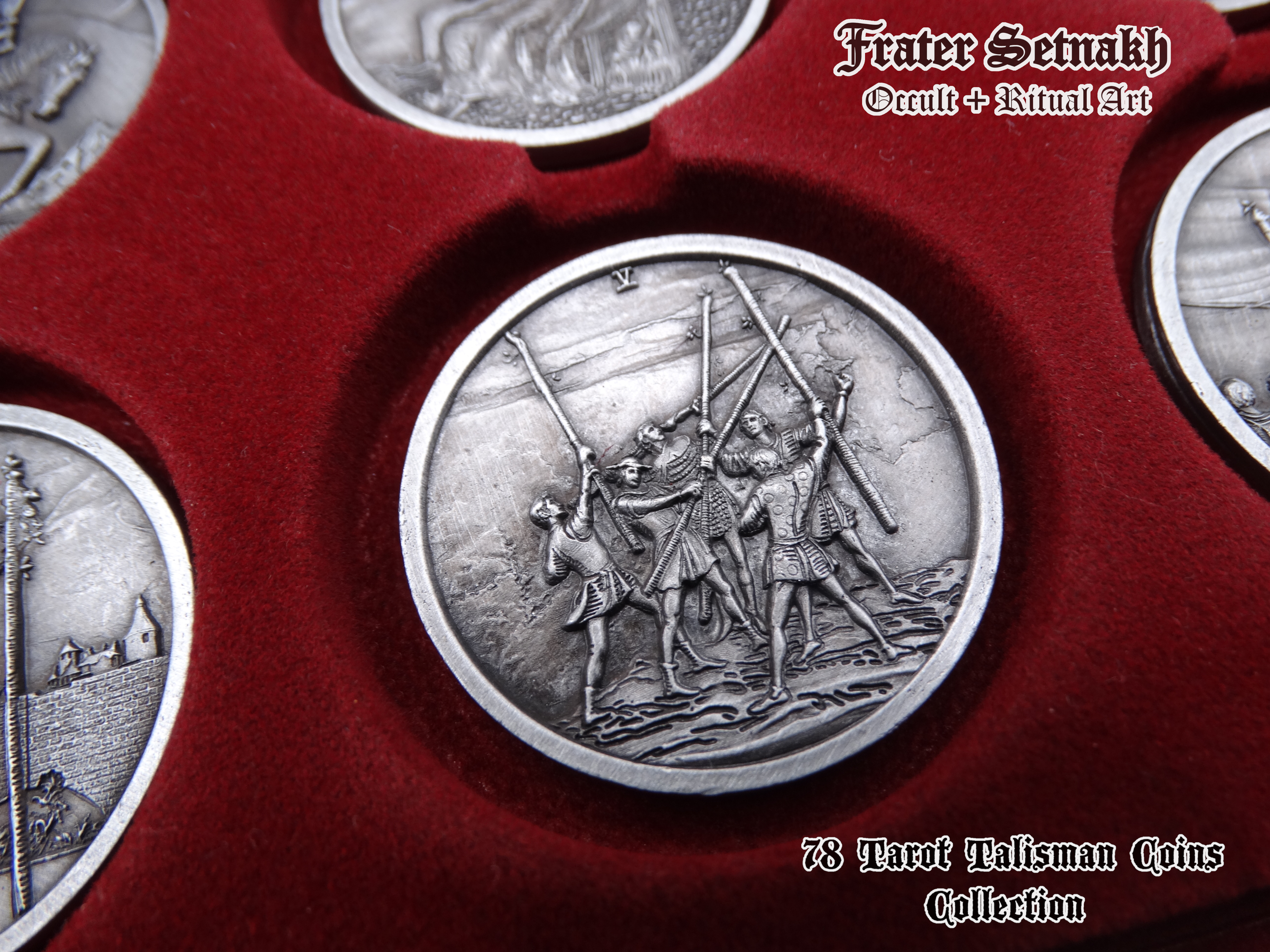 Tarot Coin Collection – World’s First Complete Rider–Waite Inspired Coin Set by Frater Setnakh – PRE-ORDERS - Shipping in Deceber '25 - Divination Coins - Oracle Coins