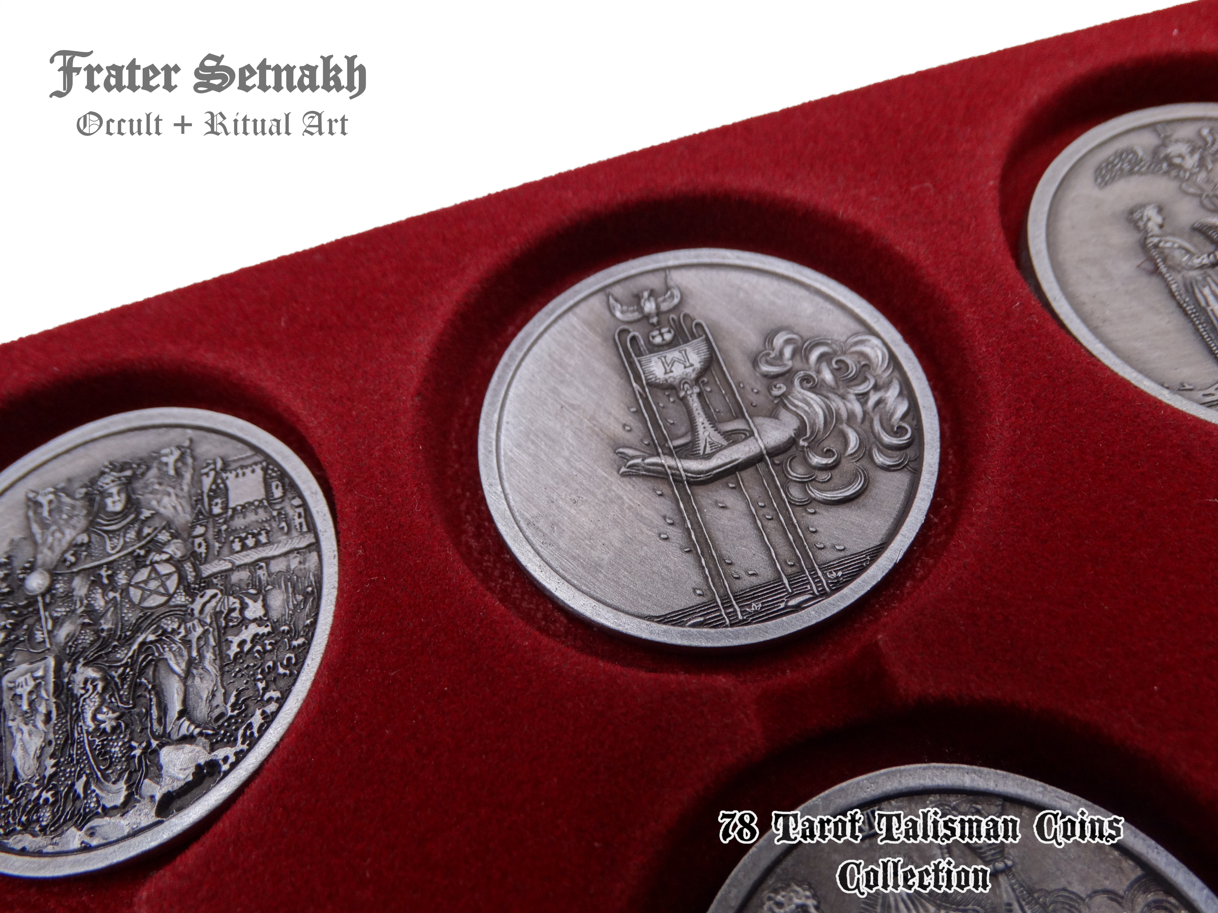 Tarot Coin Collection – World’s First Complete Rider–Waite Inspired Coin Set by Frater Setnakh – PRE-ORDERS - Shipping in Deceber '25 - Divination Coins - Oracle Coins