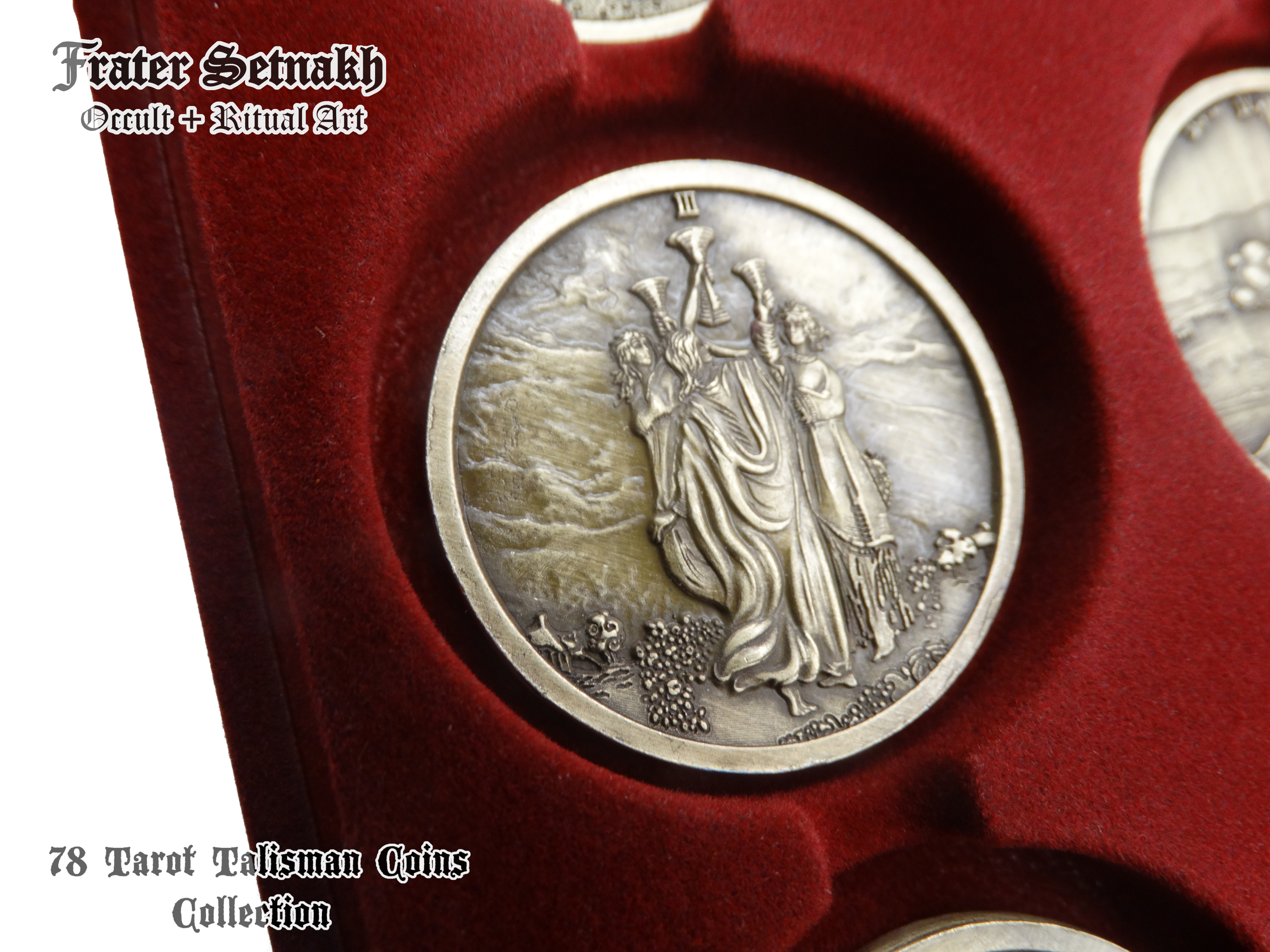 Tarot Coin Collection – World’s First Complete Rider–Waite Inspired Coin Set by Frater Setnakh – PRE-ORDERS - Shipping in Deceber '25 - Divination Coins - Oracle Coins