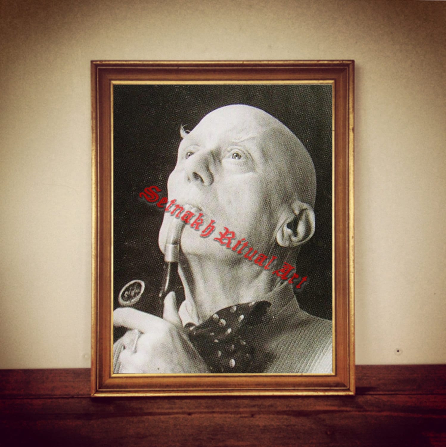 Aleister Crowley portrait, occult print, occultist illustration, thelemic art, magic poster, magick, Beast esoteric home decor #366