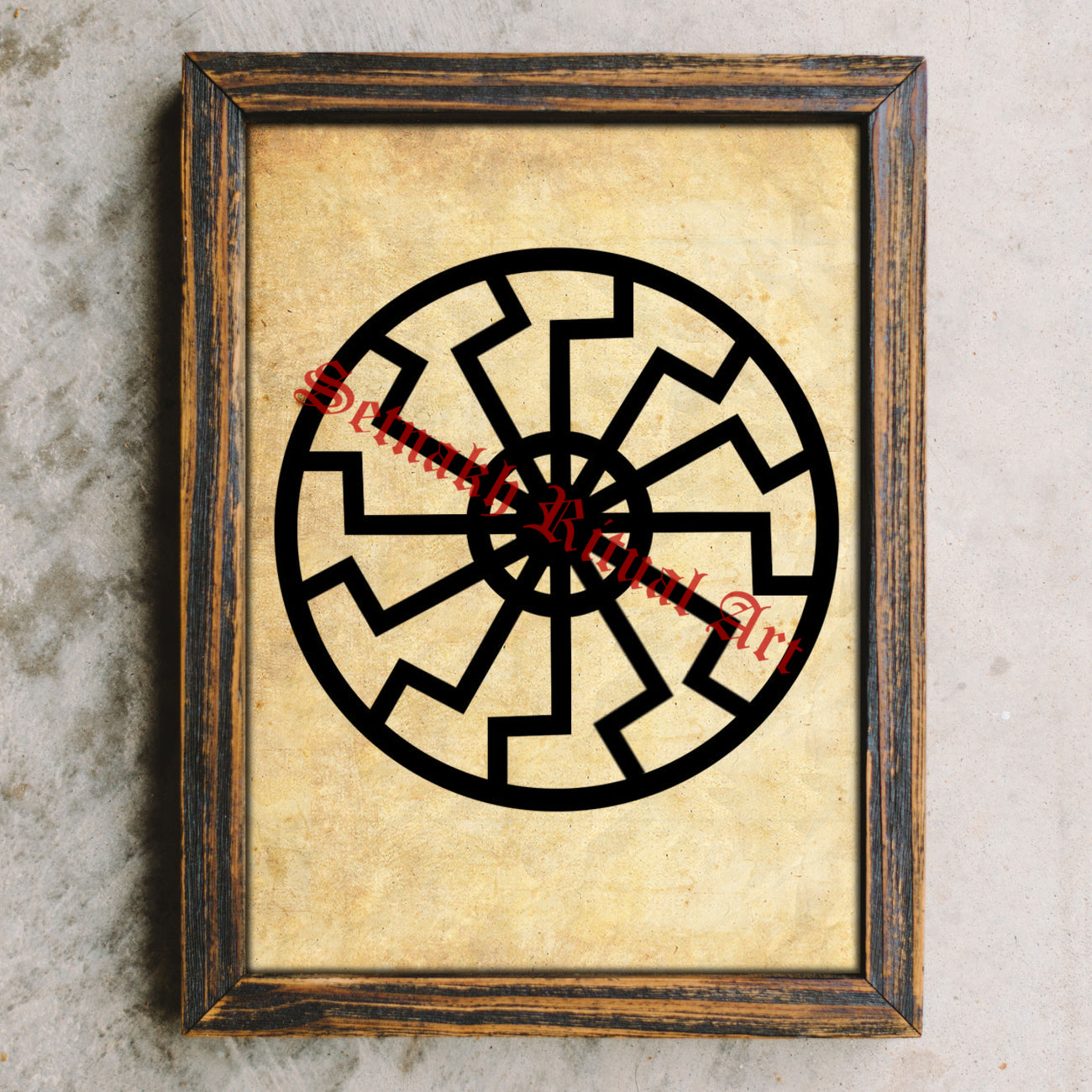 Black Sun Occult Symbol Print, Esoteric Black Sun Art, Sonnenrad Symbol Poster, Occult Illustration, Mystical Solar Emblem, Pagan Symbolism, Alchemical Decor, Gothic Esoteric Wall Art #88