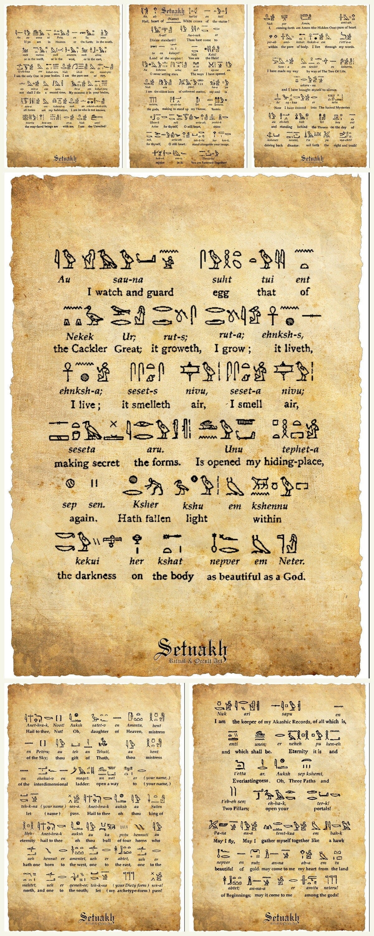 Invocation of Soul Memory - Ancient Egyptian Rite that is designed to put you in touch with the other self-fragments hidden in your psyche.