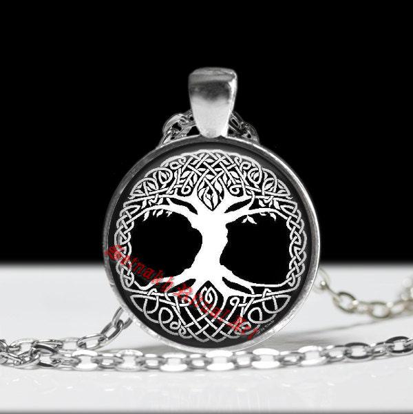 Yggdrasil necklace, Tree of Life pendant, mythical tree, norse medalion, harmony, peace and growth symbol jewelry #22
