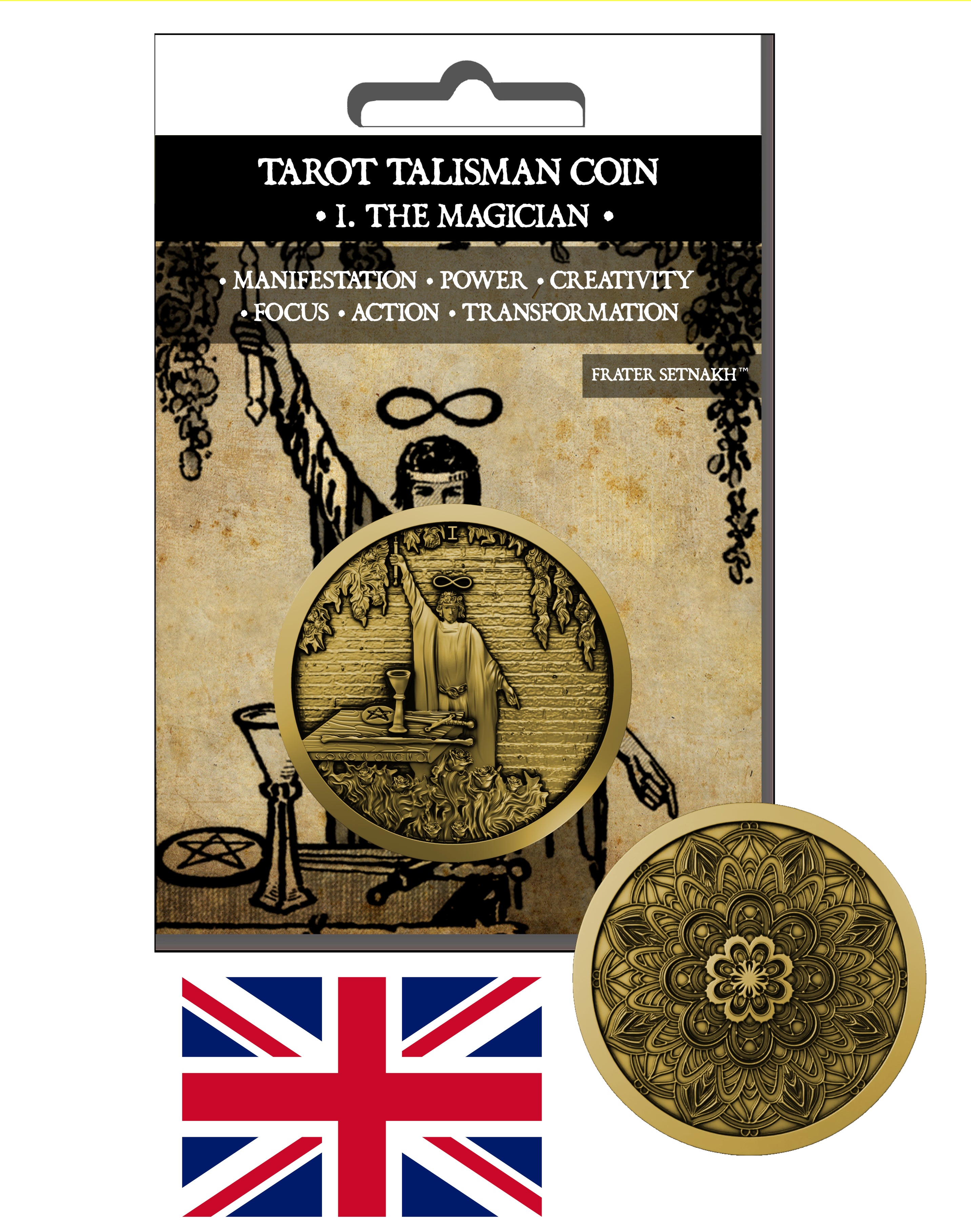 22 Tarot Talisman Coins + 22 Descriptive Cards + PVC Foils | Retailers: Apply to receive wholesale discounts up to 50%