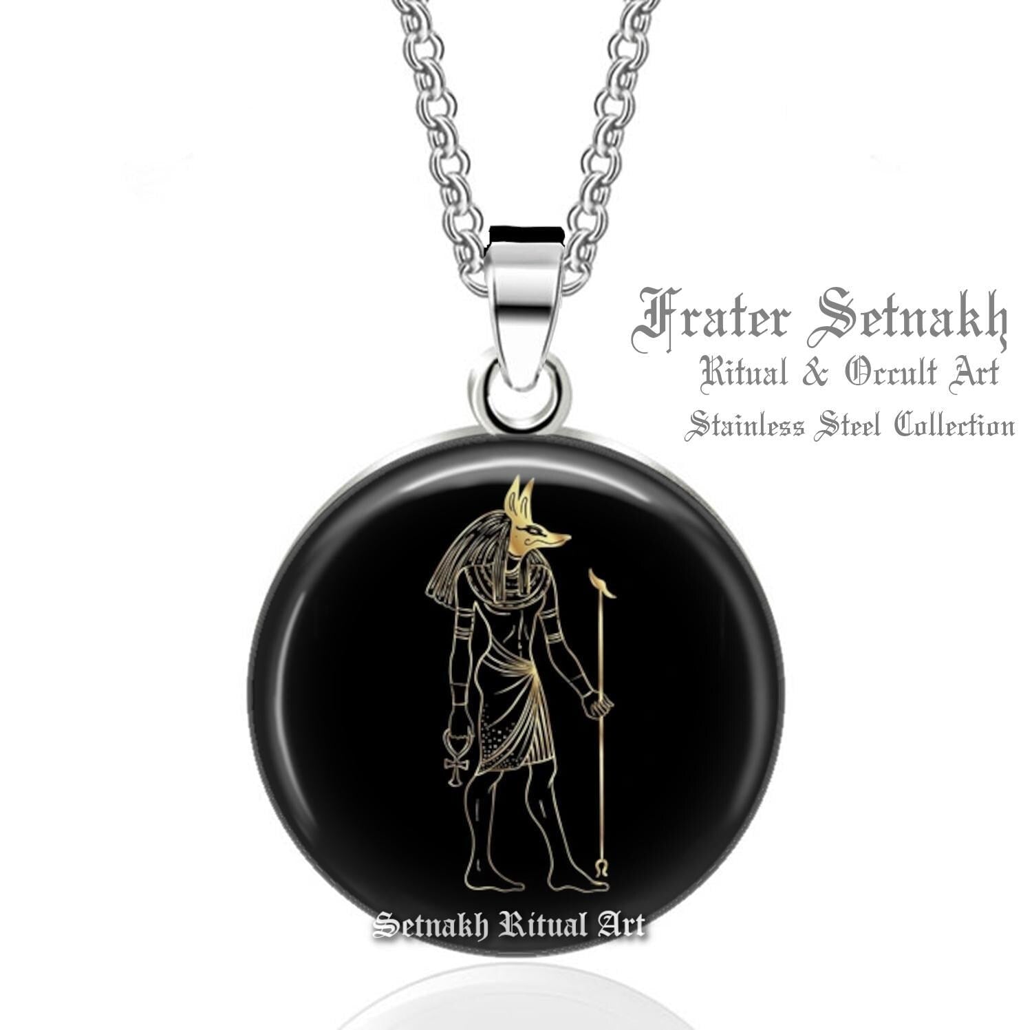 Anubis Talisman Symbol - Egyptian Amulet, Handcrafted Protection Charm, Unique Gift for History & Ancient Egyptian Magic Enthusiasts #548