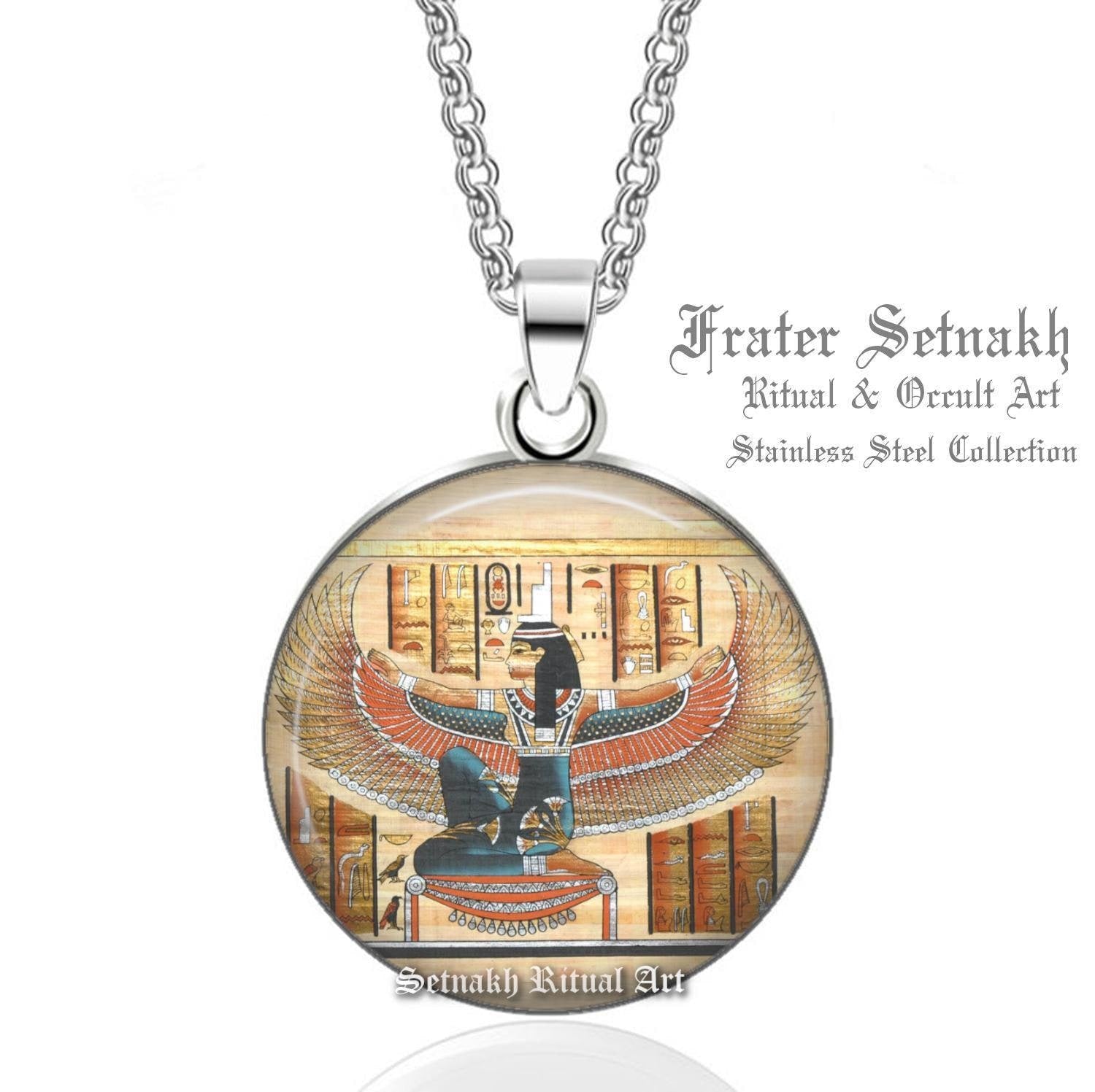 Isis Goddess Talisman Symbol - Egyptian Amulet, Handcrafted Protection Charm, Unique Gift for Ancient Egyptian Magic Enthusiasts #553