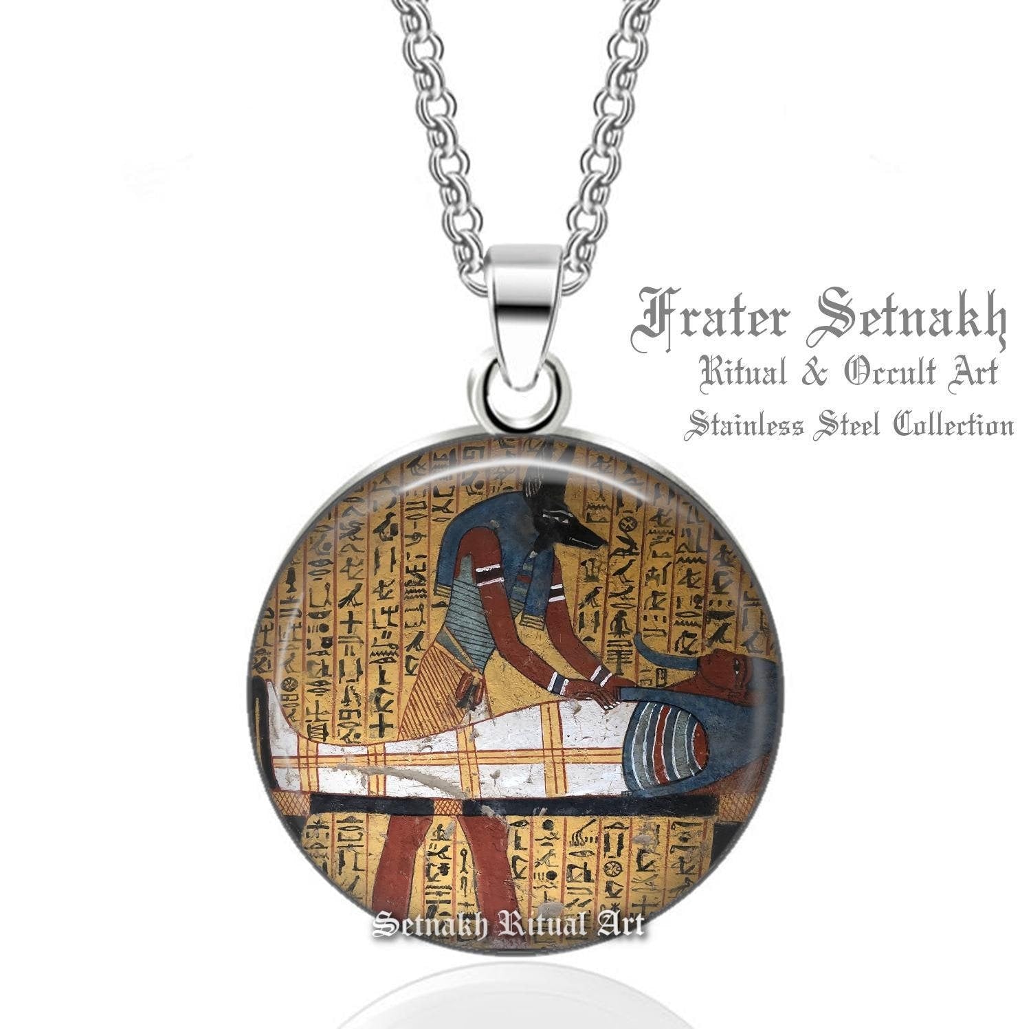 Anubis Talisman Symbol - Egyptian Amulet, Handcrafted Protection Charm, Unique Gift for History & Ancient Egyptian Magic Enthusiasts #547