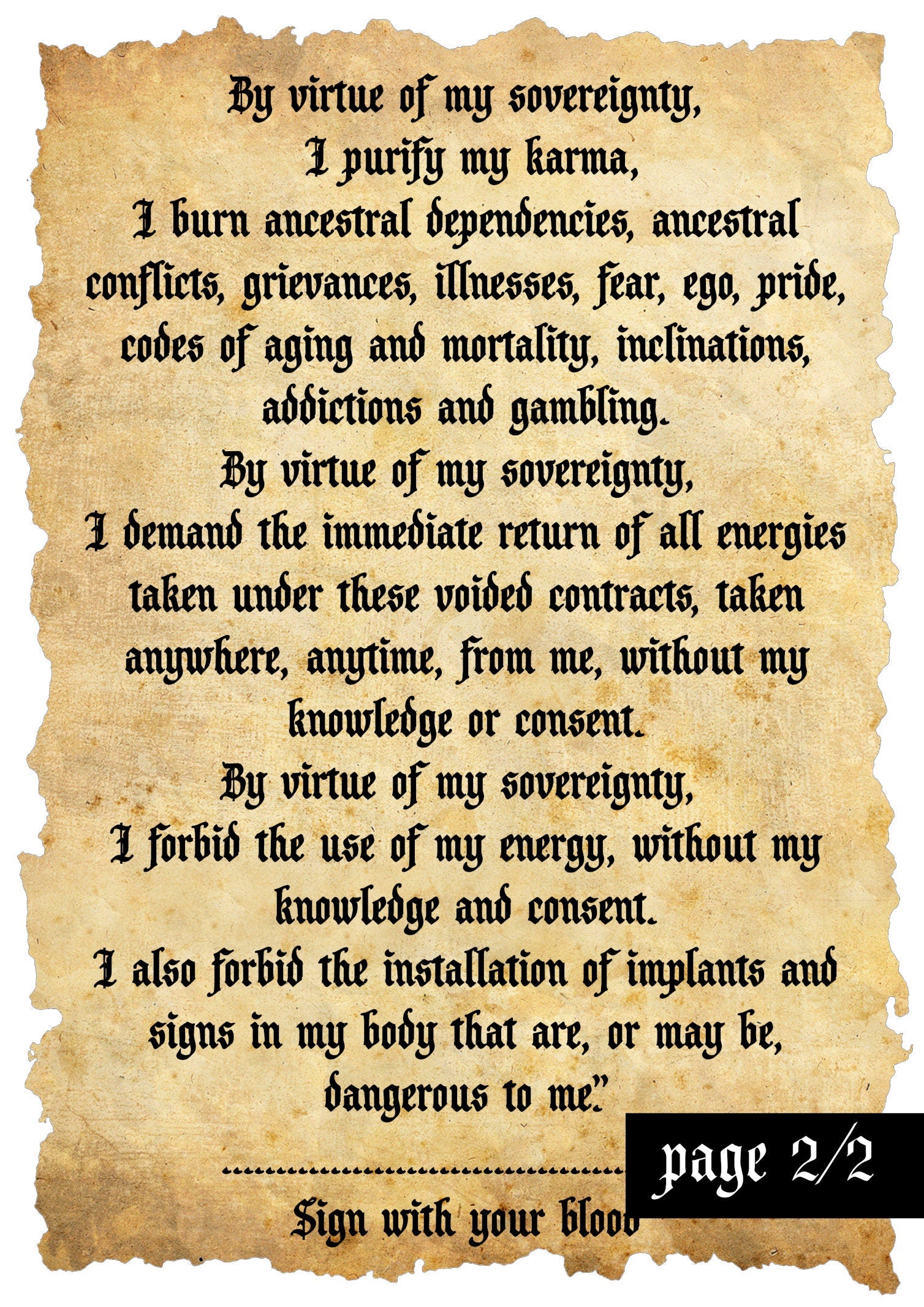 Declaration of Sovereignty + Purify your KARMA + Alchemical, Hermetic Transformation of Counsciousness