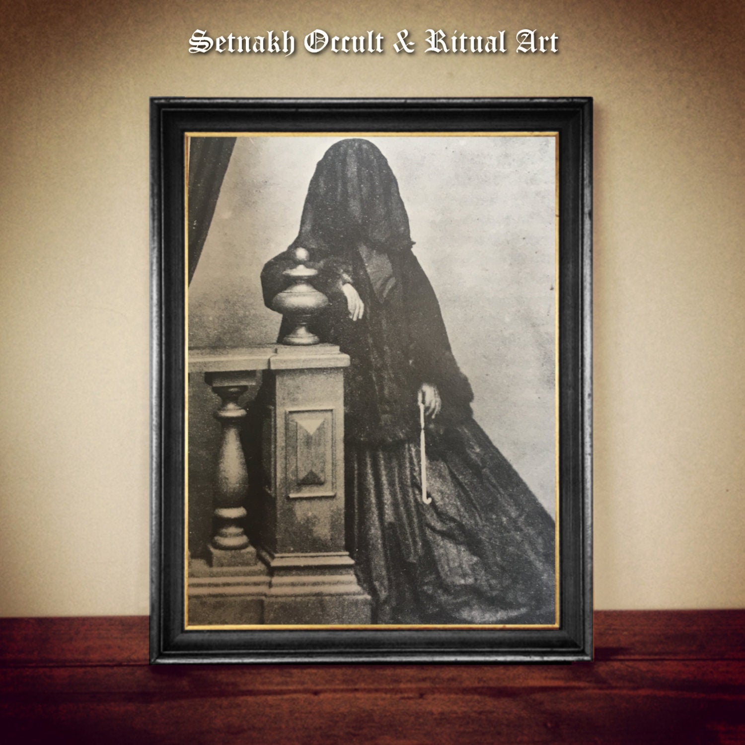 Grief print, victorian style print, Sorrow, Mourning, Despair, memento mori art, gothic, bizarre home decor #VIC9
