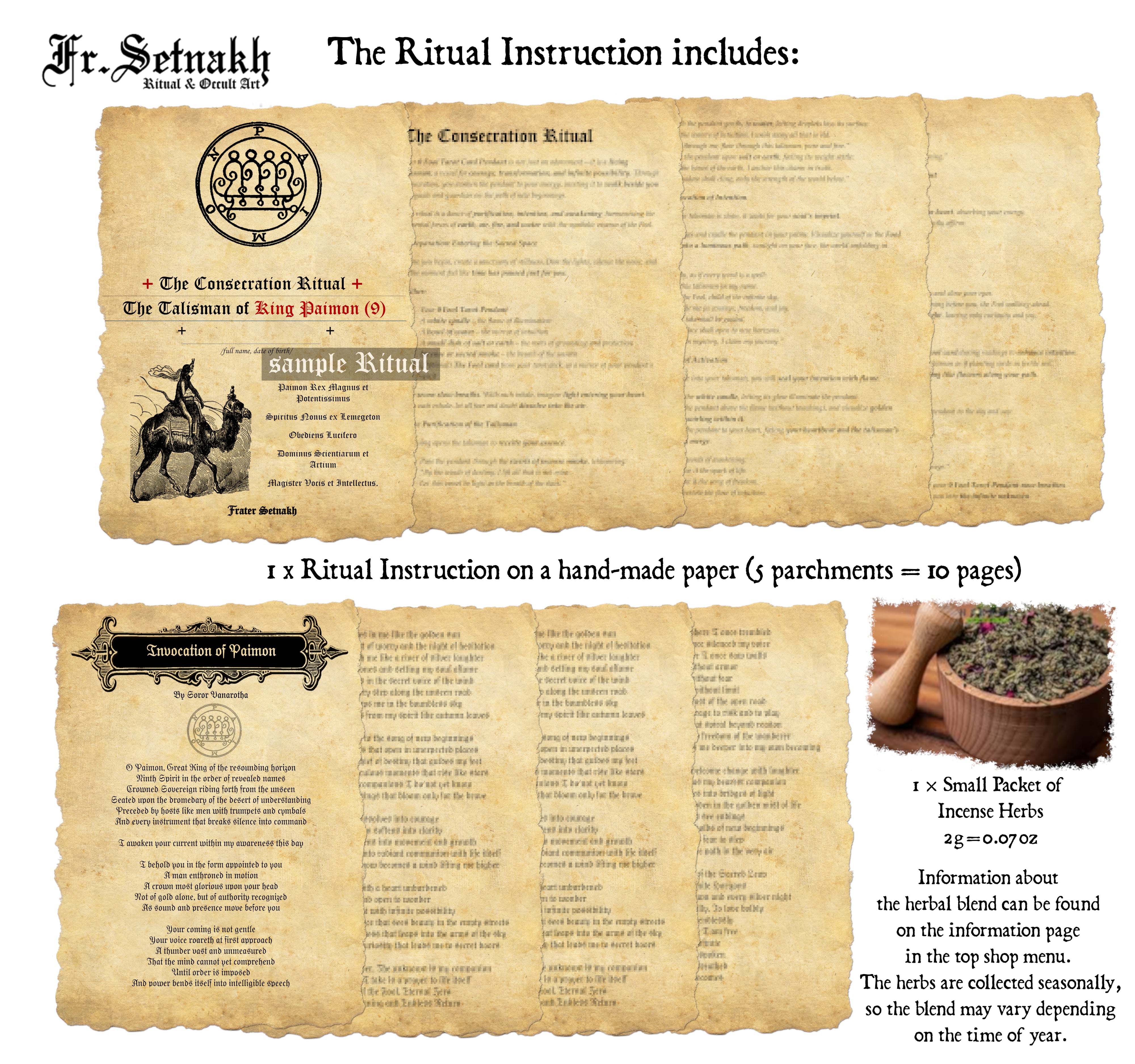 Goetia Pendants with Sigils of Demons | Number: 1-10 | King Solomon Magick, Lemegeton jewelry | Ritual Talismans, Esoteric Necklace #104 (Kopia)